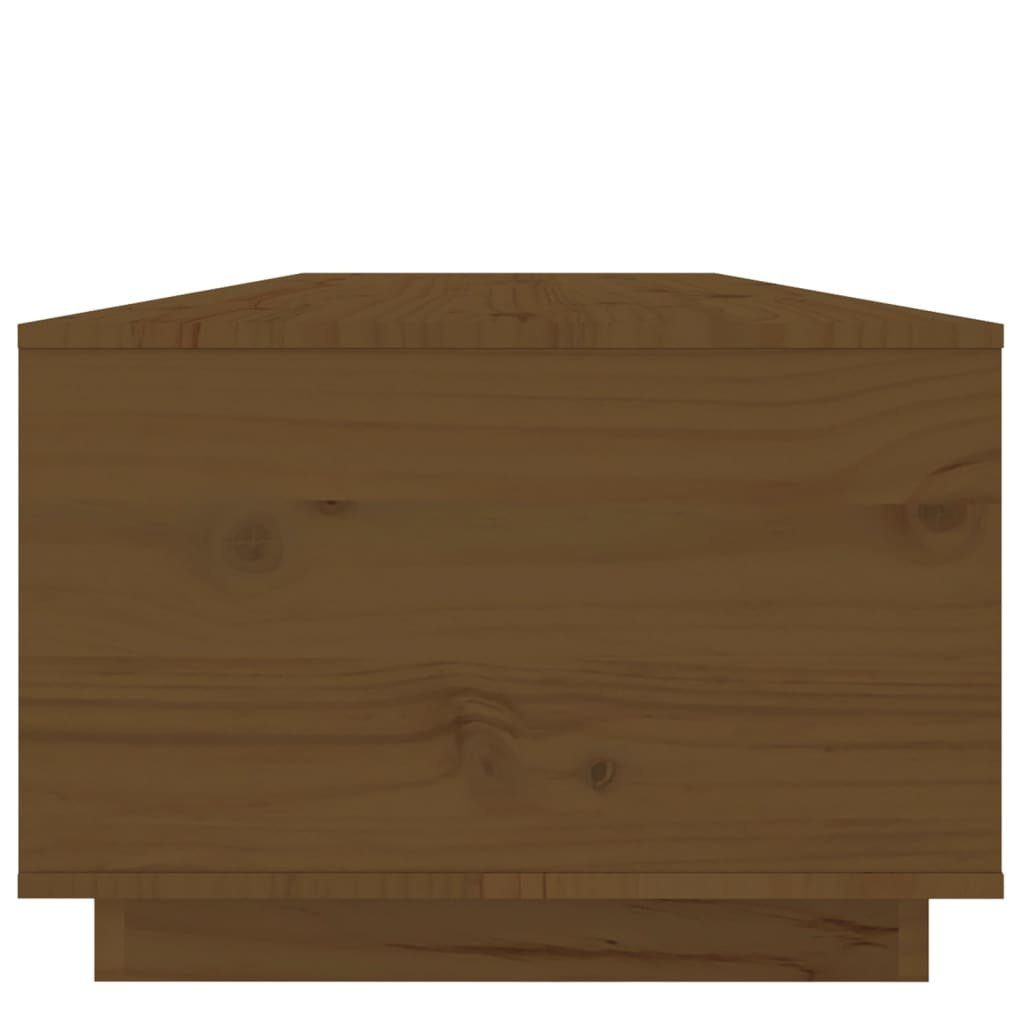 vidaXL Couchtisch Couchtisch Honigbraun Massivholz Honigbraun | Honigbraun cm (1-St) Kiefer 100x50x35