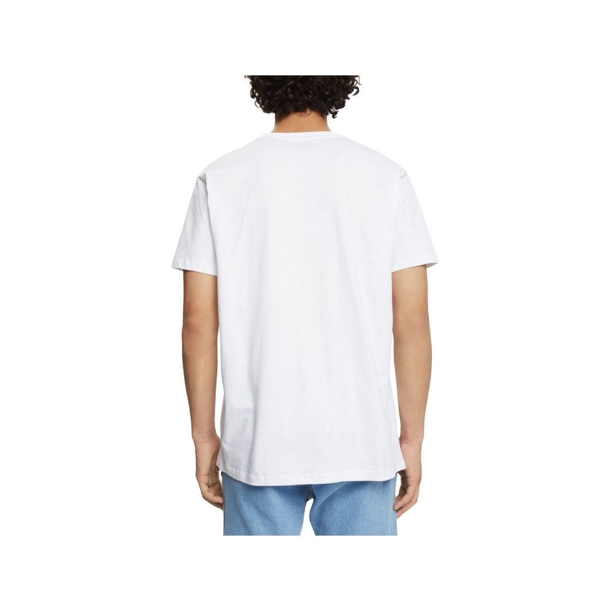 Esprit T-Shirt textil (1-tlg) weiß passform