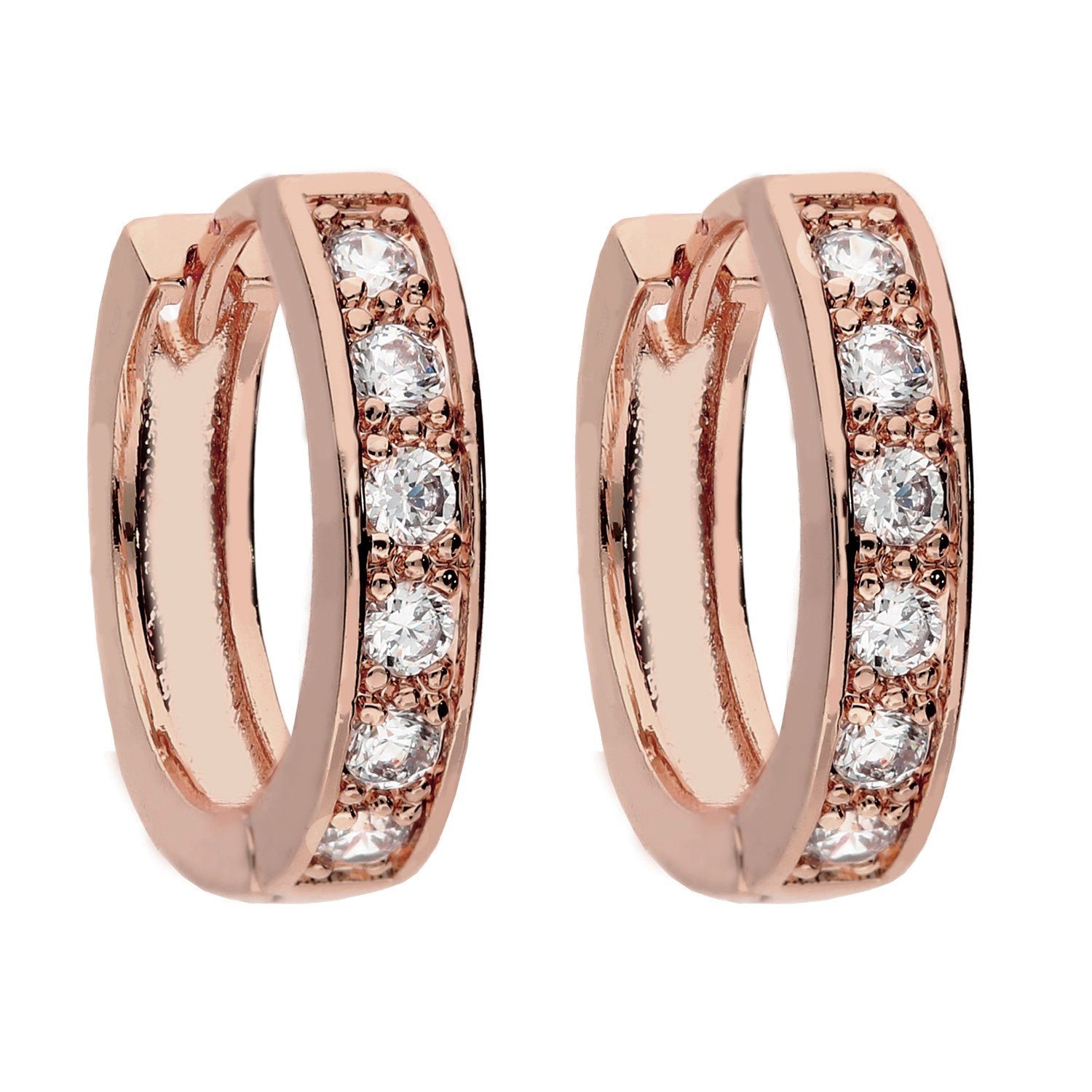 LÖB Paar Creolen 18K Roségold vergoldet günstig online kaufen