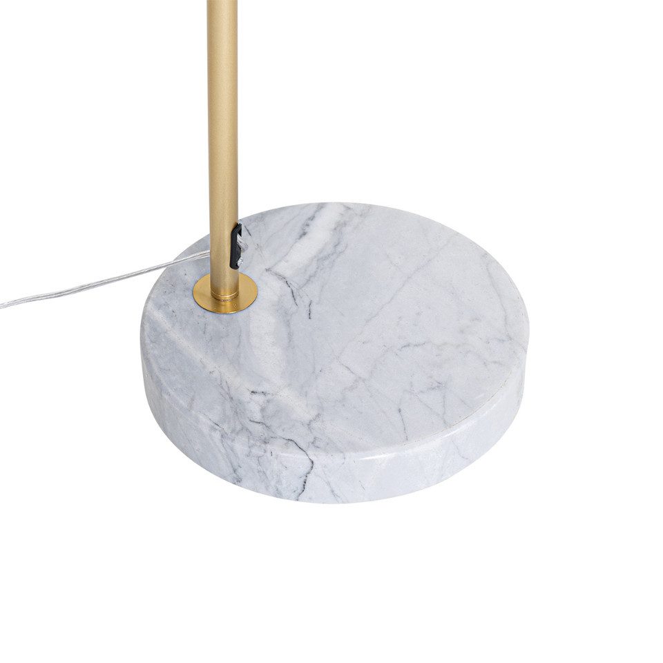 Qazqa Bogenlampe Arc, ohne Leuchtmittel, Warmweiß, QAZQA Bogen­lampe, e27, Gold, Stahl, Modern