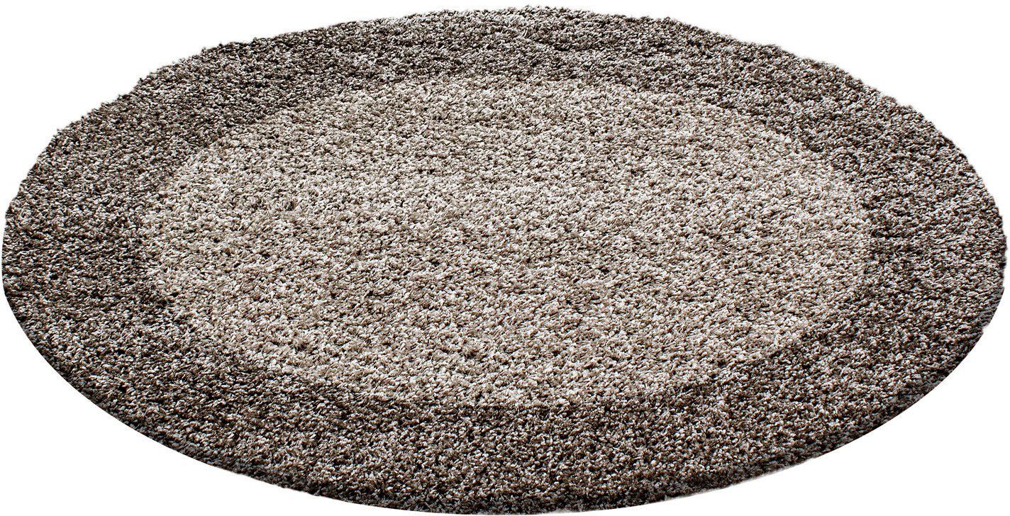 Hochflor-Teppich Life Shaggy 1503, Ayyildiz Teppiche, rund, Höhe: 30 mm, Wohnzimmer