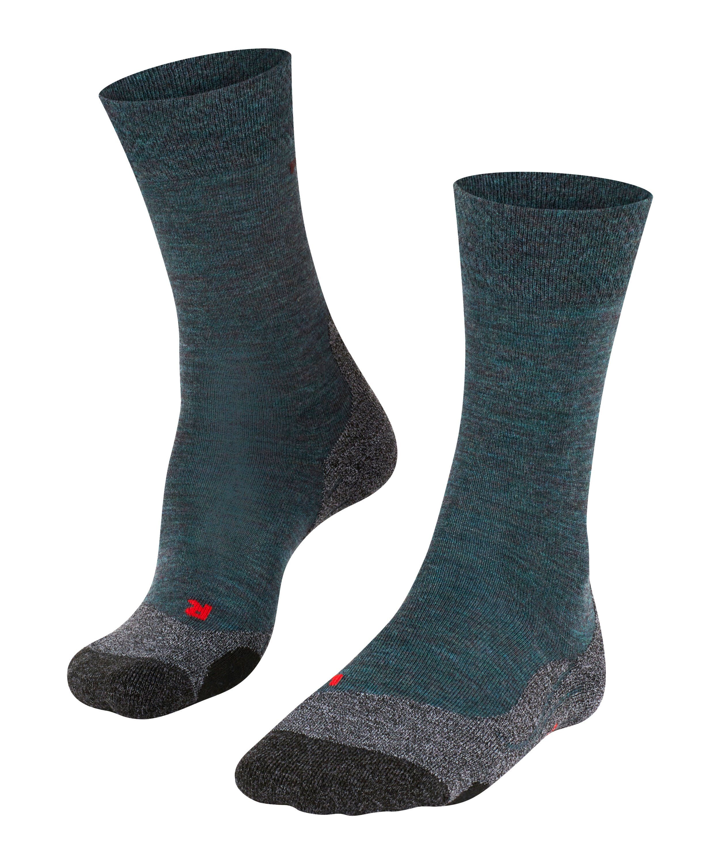 scarab Explore Hoher Melange Mittelgebirge FALKE (1-Paar) Komfort Wandersocken im (7371) TK2