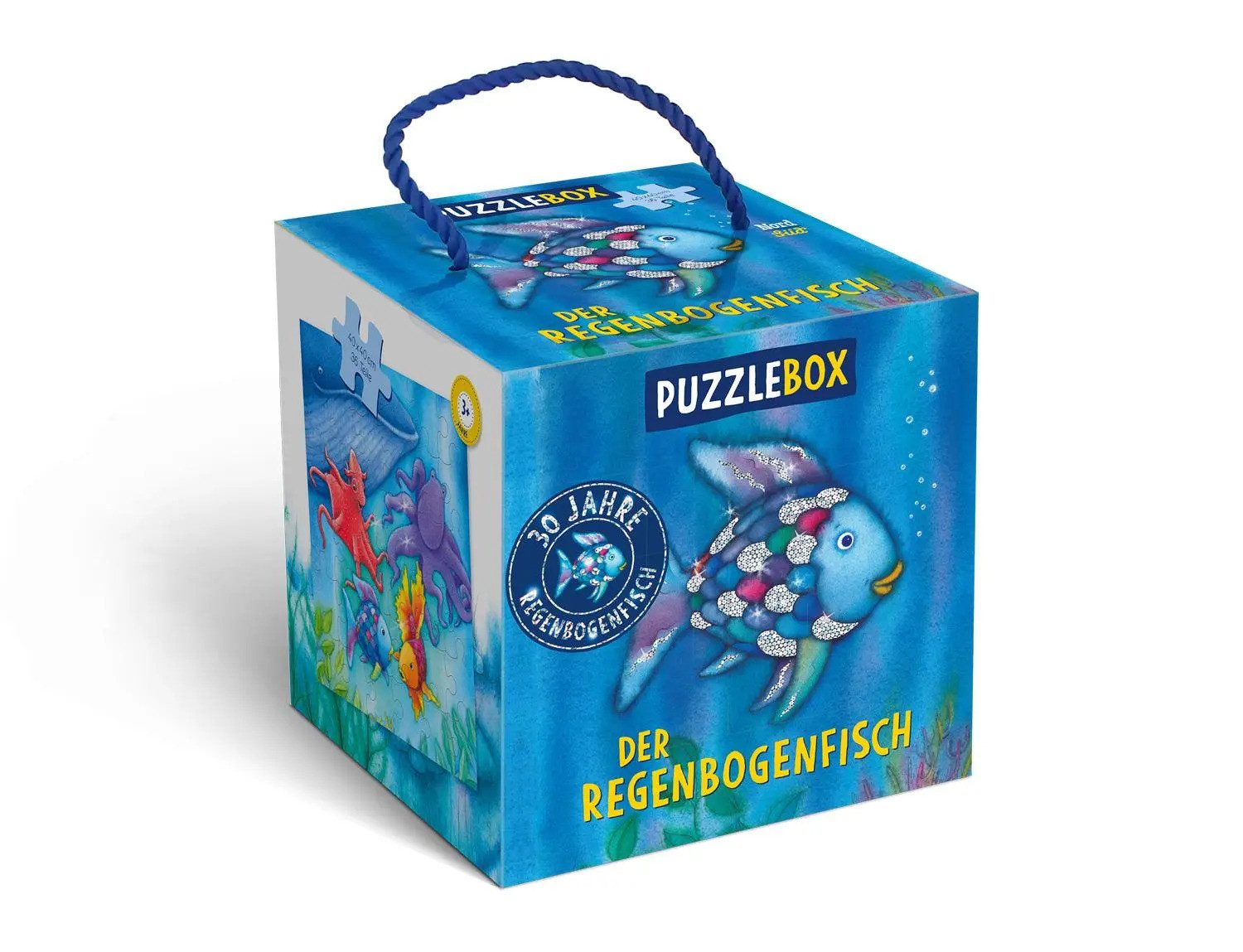NordSüd Verlag Puzzle Regenbogenfisch Puzzlebox, 36 Puzzleteile