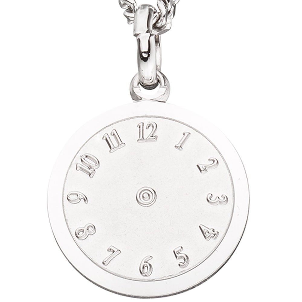 Schmuck Krone Kettenanhänger Anhänger Taufuhr aus 925 Silber für Kinder, Silber 925