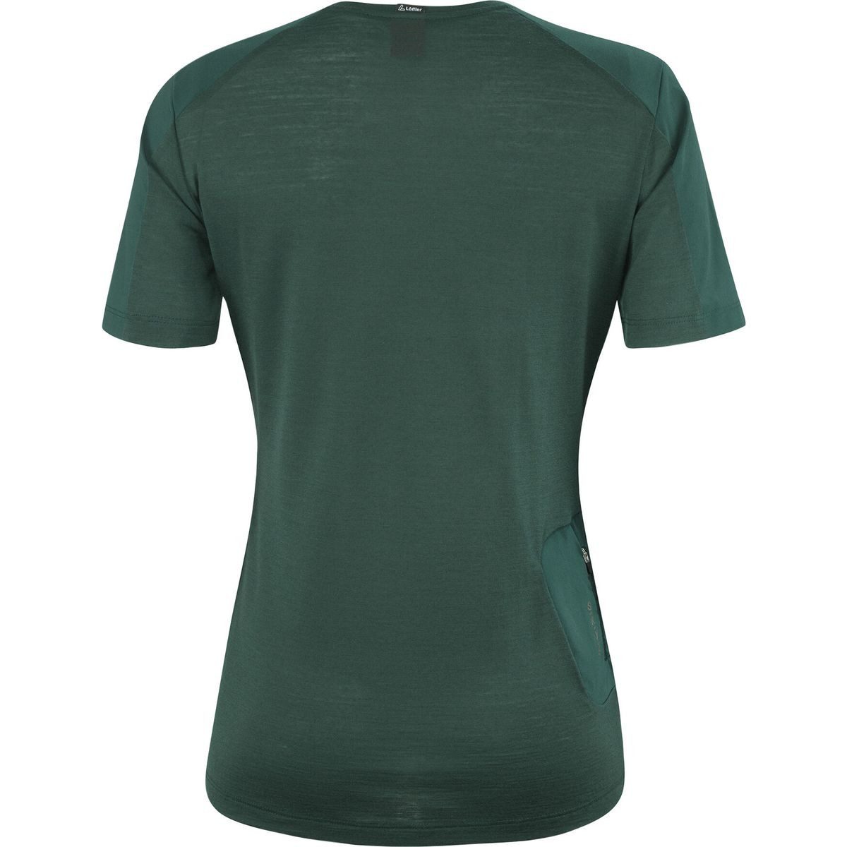 Löffler Radtrikot Women Bike T-shirt Skys Merino Leichtes, atmungsaktives Shirt mit Merinowolle-Mix, ideal für