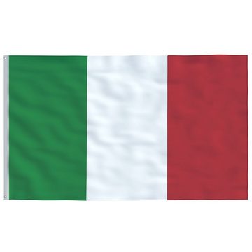 vidaXL Fahne Flagge Italiens mit Mast 5,55 m Aluminium