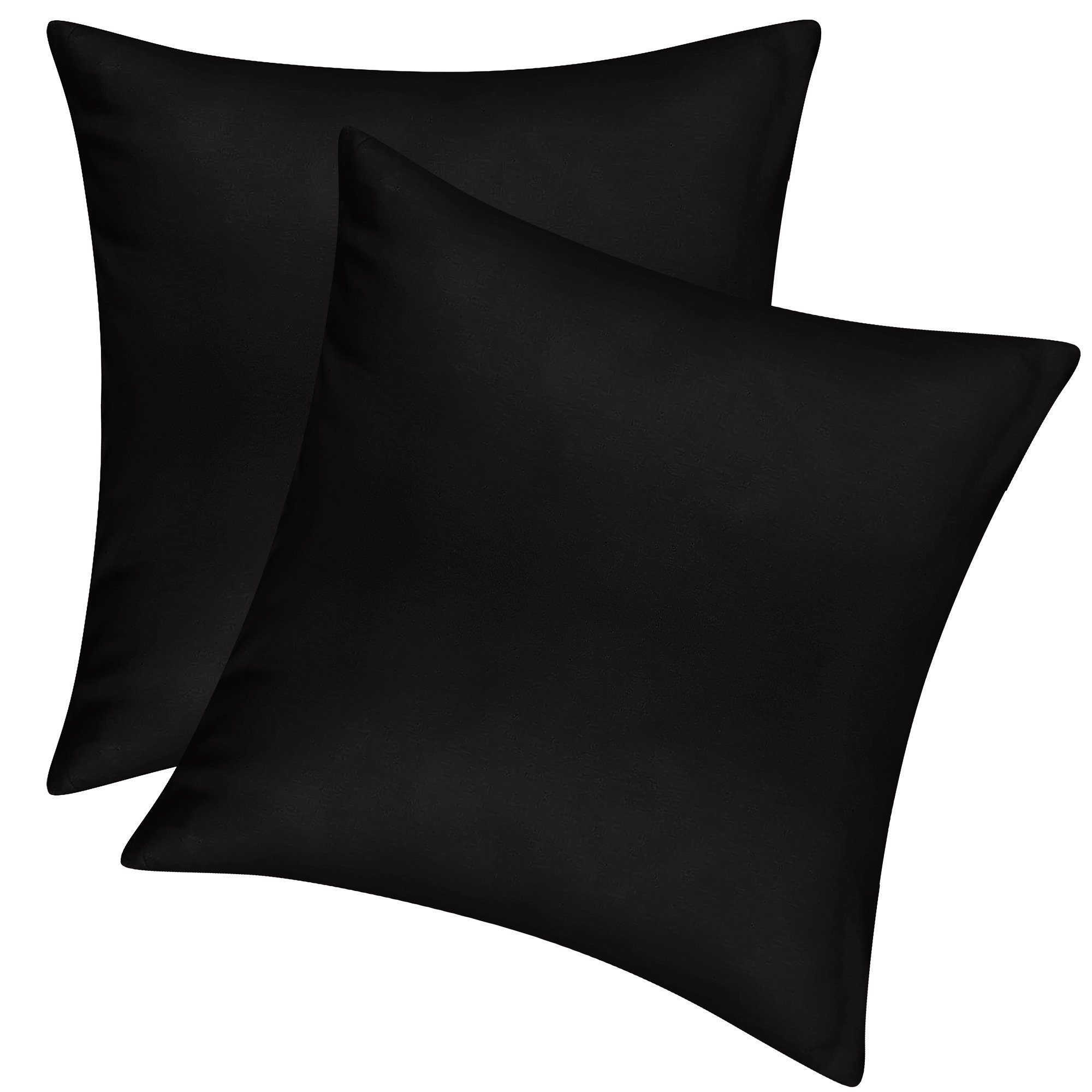 Pataya Kissenbezug 100% Baumwolle, weiche Kopfkissenbezug, Kissenhülle, Kissenbezüge, (2 Stück), Weich und Atmungsaktiv, Jersey, 140 g/m²
