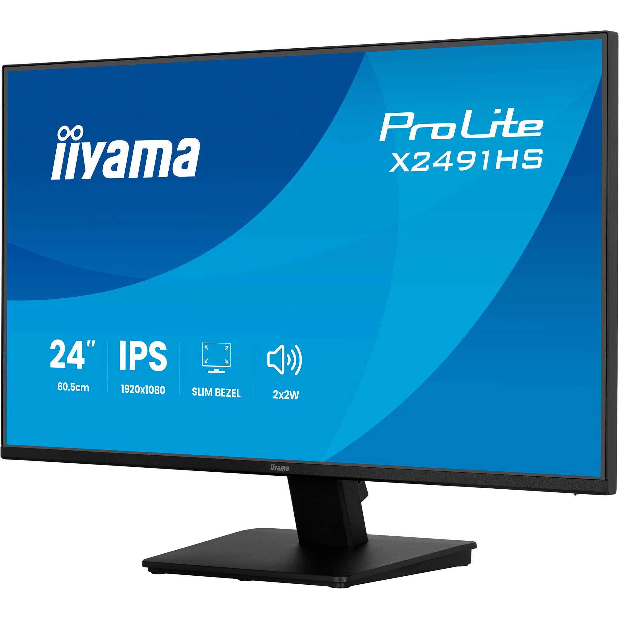 Iiyama iiyama ProLite X2491HS-B1, LED-Monitor, (FullHD, TFT-Monitor (1920 x 1080 px)