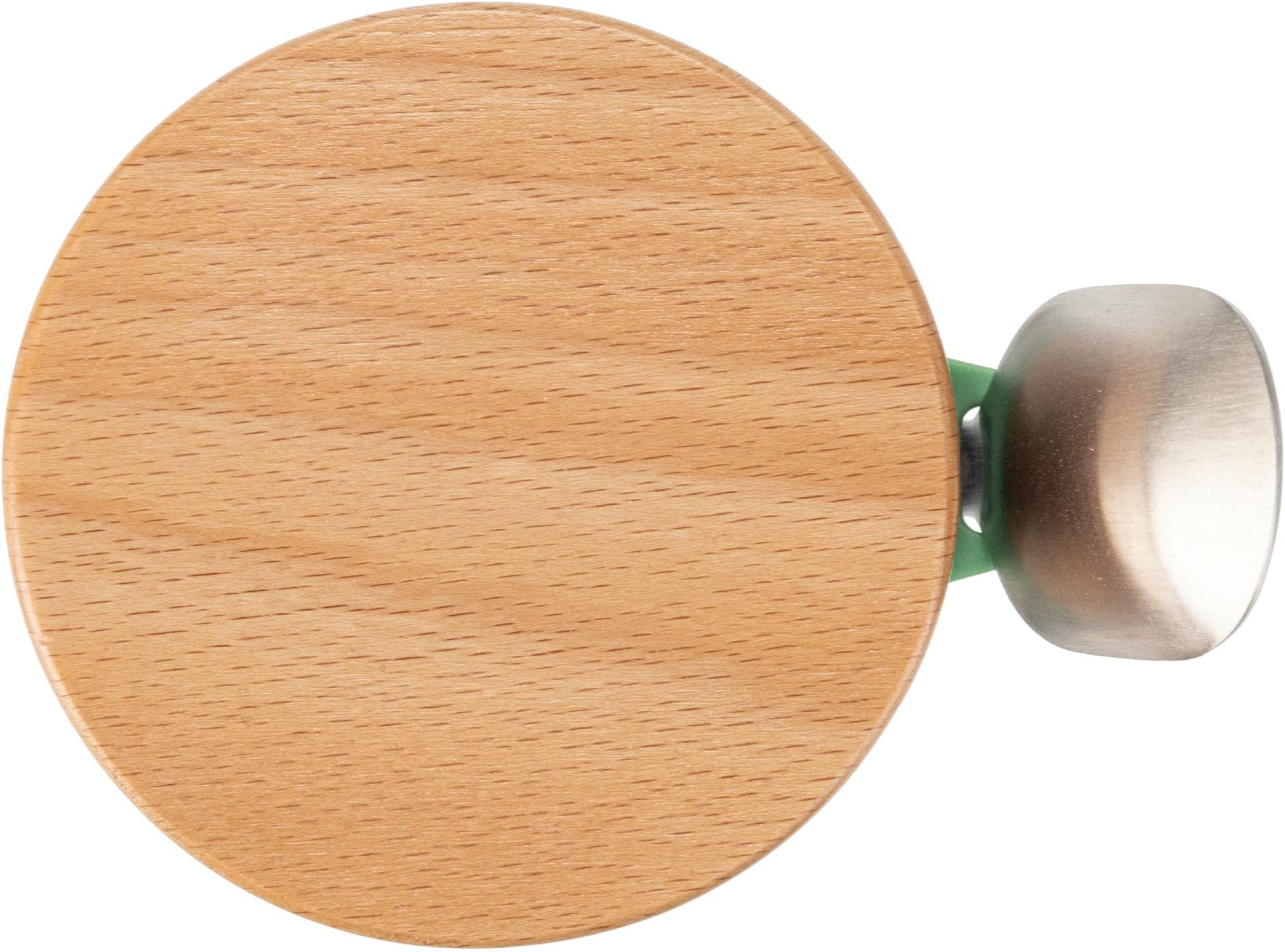 Holz Frank Lunchbox Edelstahl Lunchbox isoliert 0,5 l mit FSC® Holzdeckel und Löffel, Edelstahl, Premium 316 Edelstahl