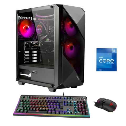 Hyrican Striker 6893 Gaming-PC (Intel® Core i7 12700F, RTX 3060, 16 GB RAM, 1000 GB SSD, Wasserkühlung, Windows 11)