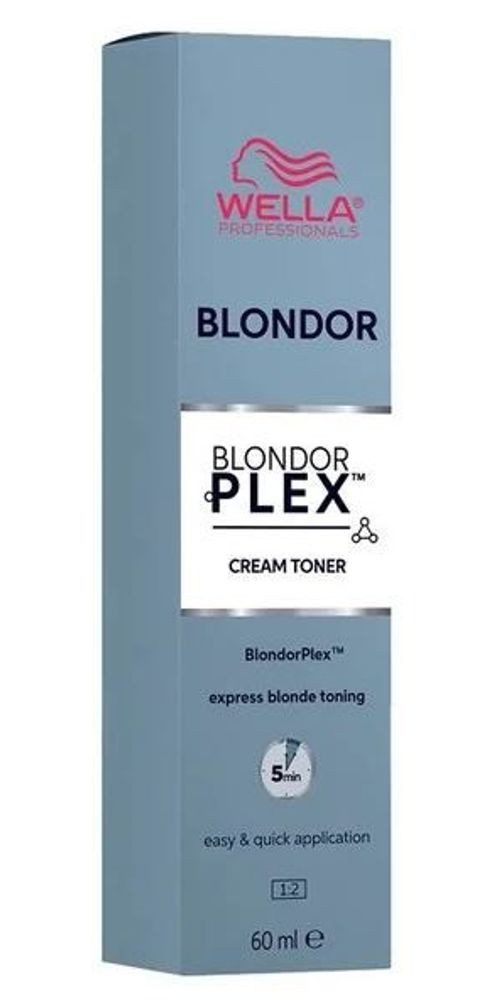 Wella Haarfarbe Wella BlondorPlex Cream Toner 81 Pale Silver 60ml