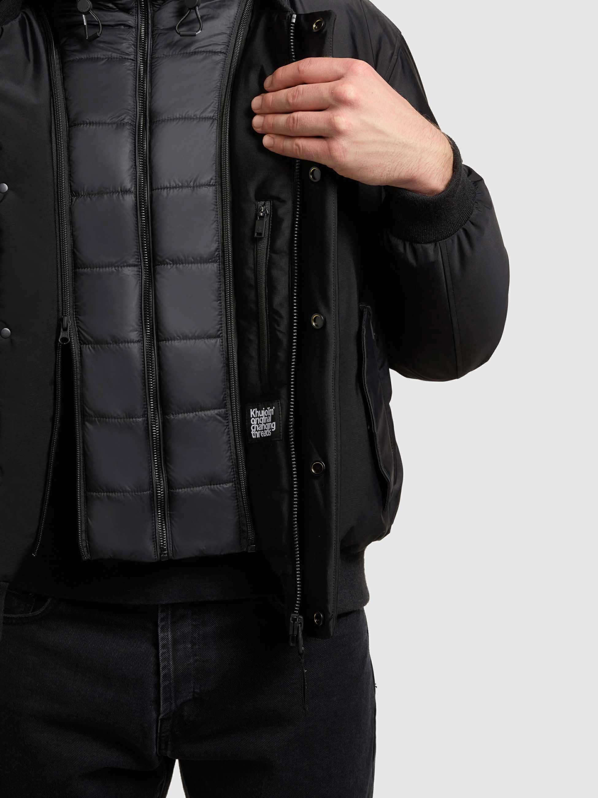 khujo Outdoorjacke Clemat Warme Winterjacke mit abnehmbarem Inlayer