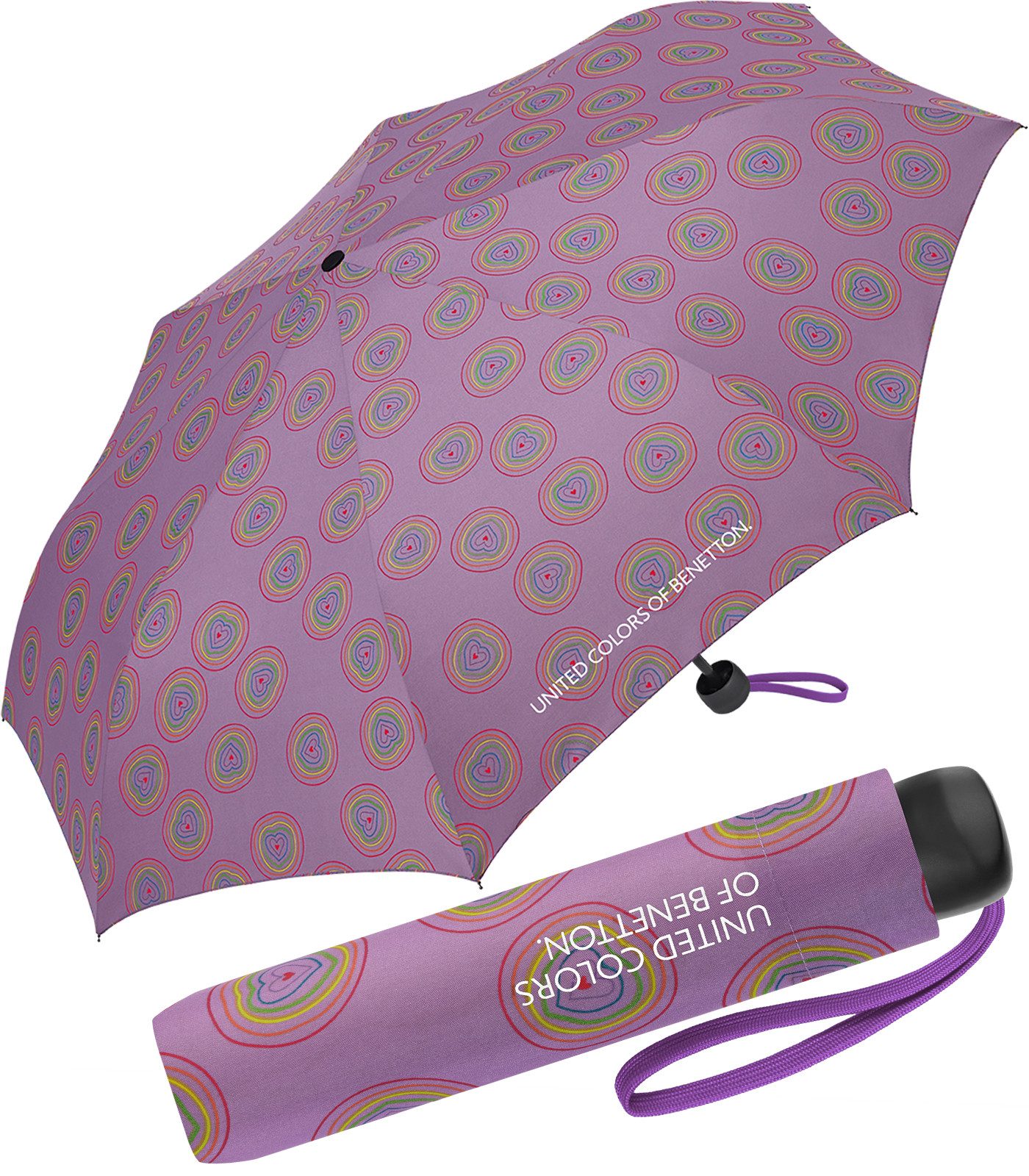 Taschenregenschirm für Damen mit Handöffner Super Mini FS 2026 Design