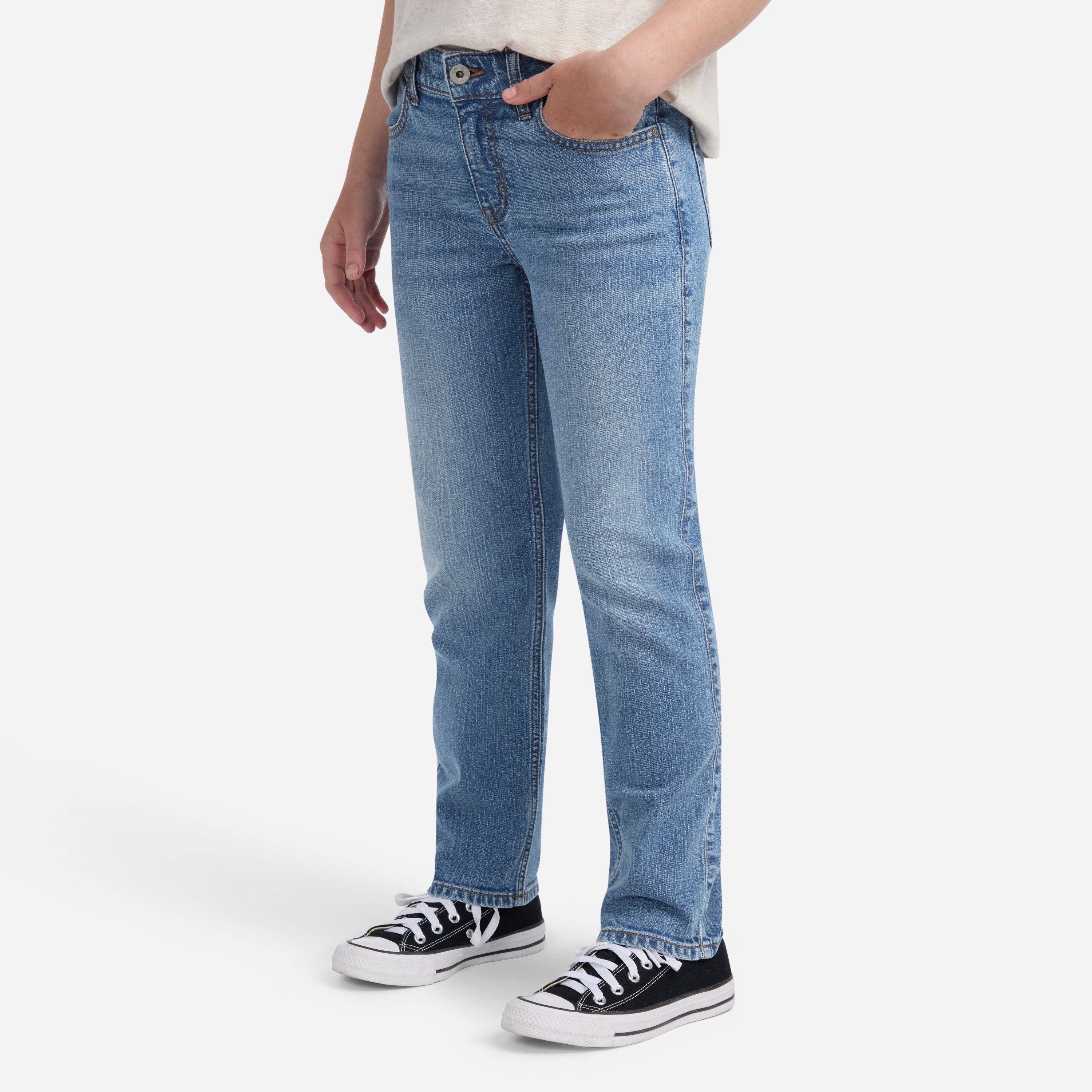 Abercrombie Kids Straight-Jeans im 4-Pocket-Style und mit Stretch, for girls