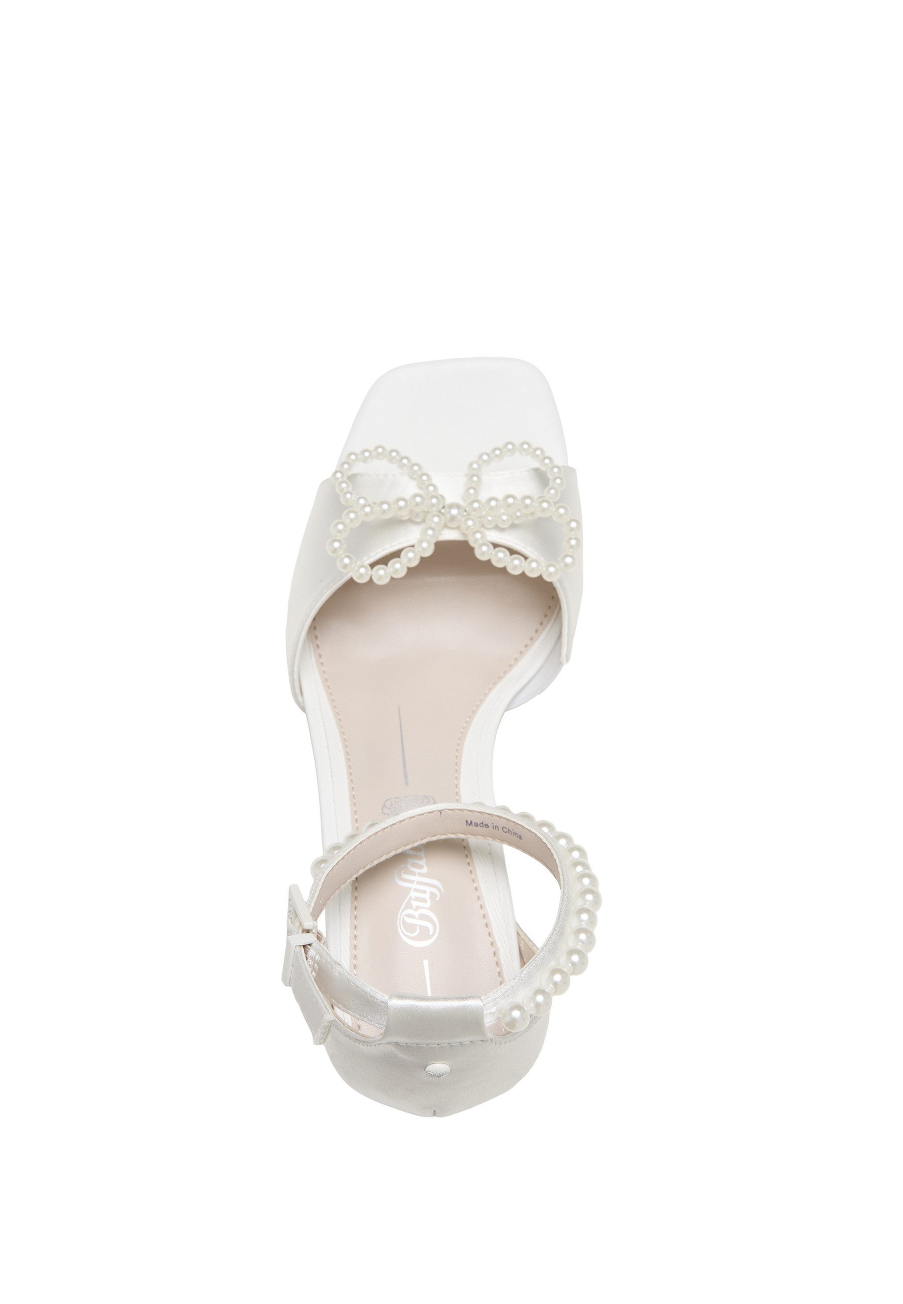 Buffalo Buffalo ASHLEY BOW PEARL High-Heel-Pantolette