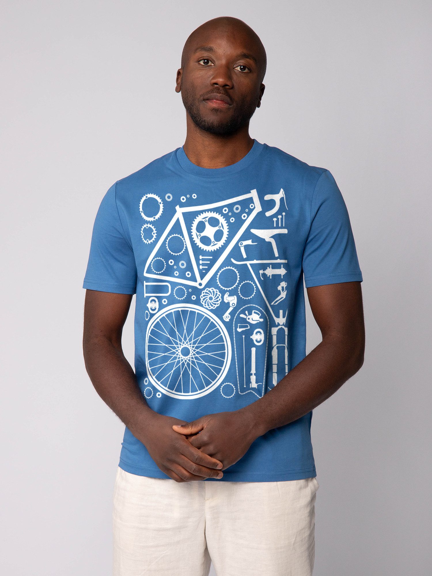 T-Shirt Fahrradteile