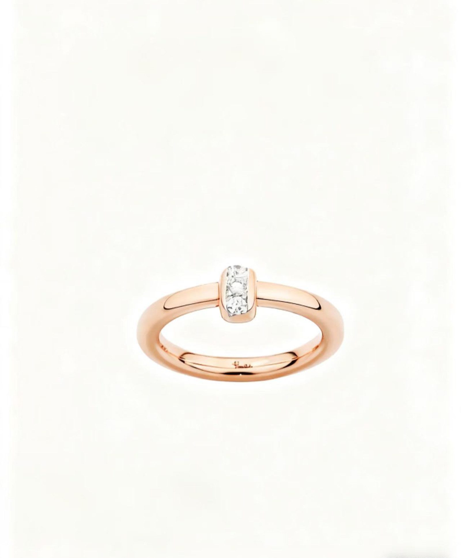 Jumpeak Diamantring Im Labor gezüchtete Diamanten, D/E, VVS/VS, Damenring, ring rosegold, Sakramentgeschenke,Geschenke für Töchter, Geschenke für Damen