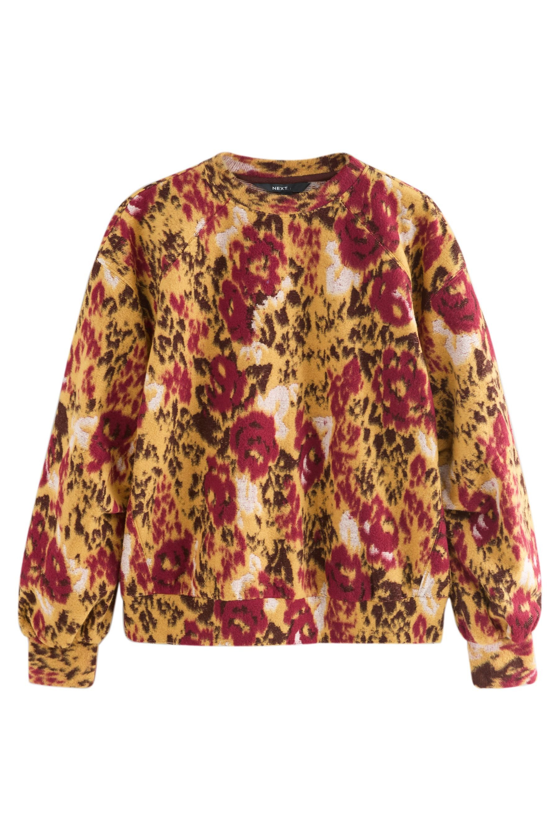 Next Rundhalspullover Rundhals-Sweatshirt mit langen Ärmeln (1-tlg)
