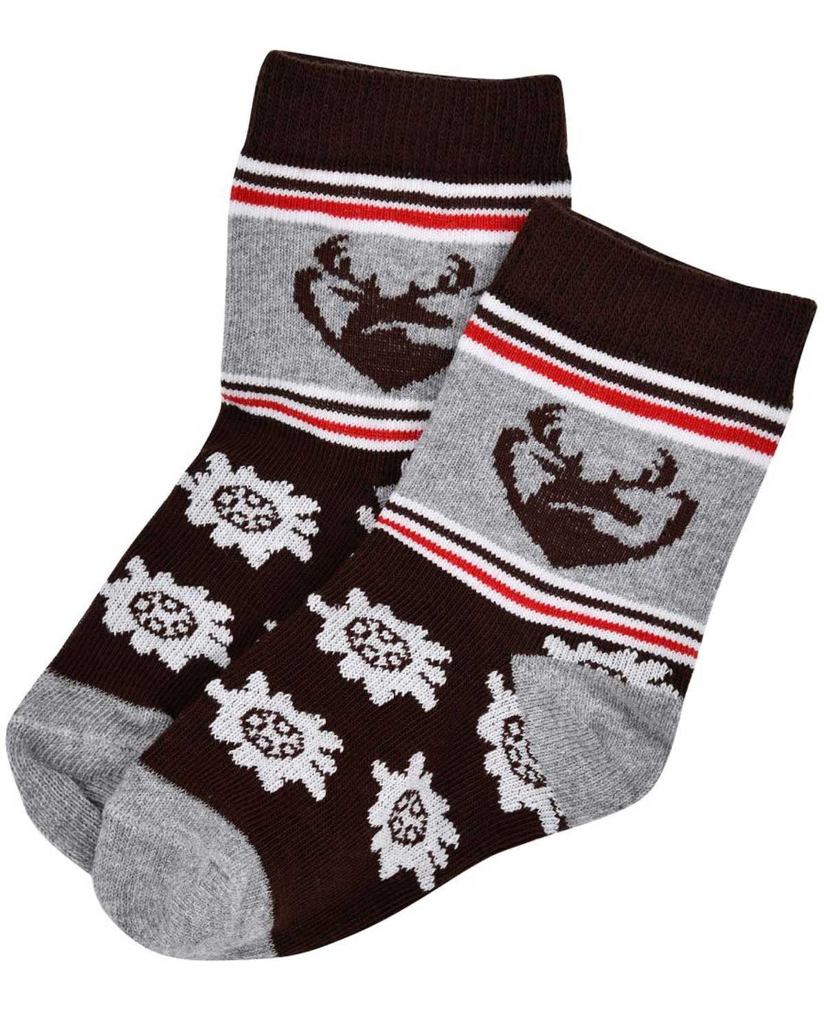 BONDI Гольфы Baby Гольфы 'Hirsch' 91730, Grau - Socken