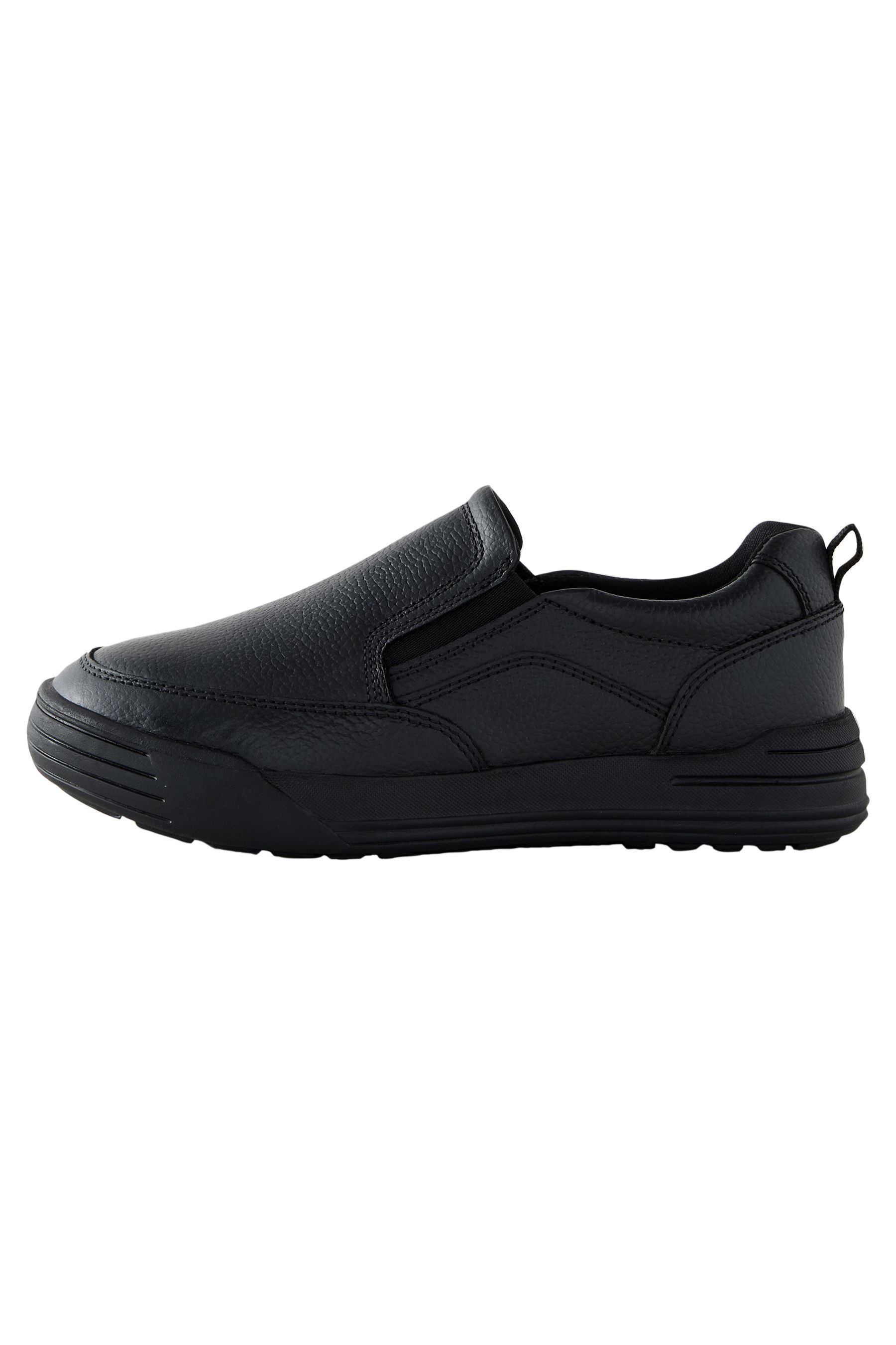 Schlupfschuhe aus Leder für die Schule Loafer