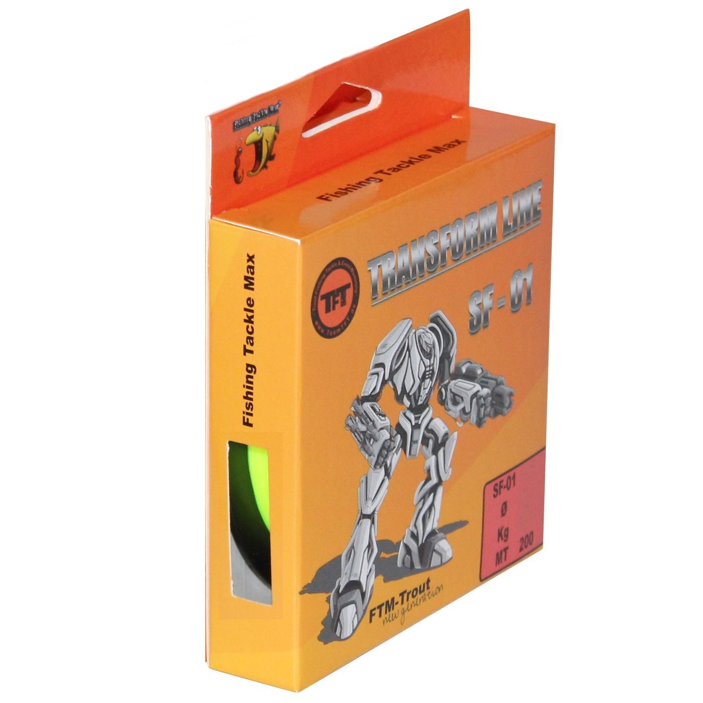 TFT Angelschnur TFT Transform Line SF-01 200m Fluo gelb - Angelschnur, 0.22 m Длина, 0.22 mm Fadendurchmesser, (200-St)