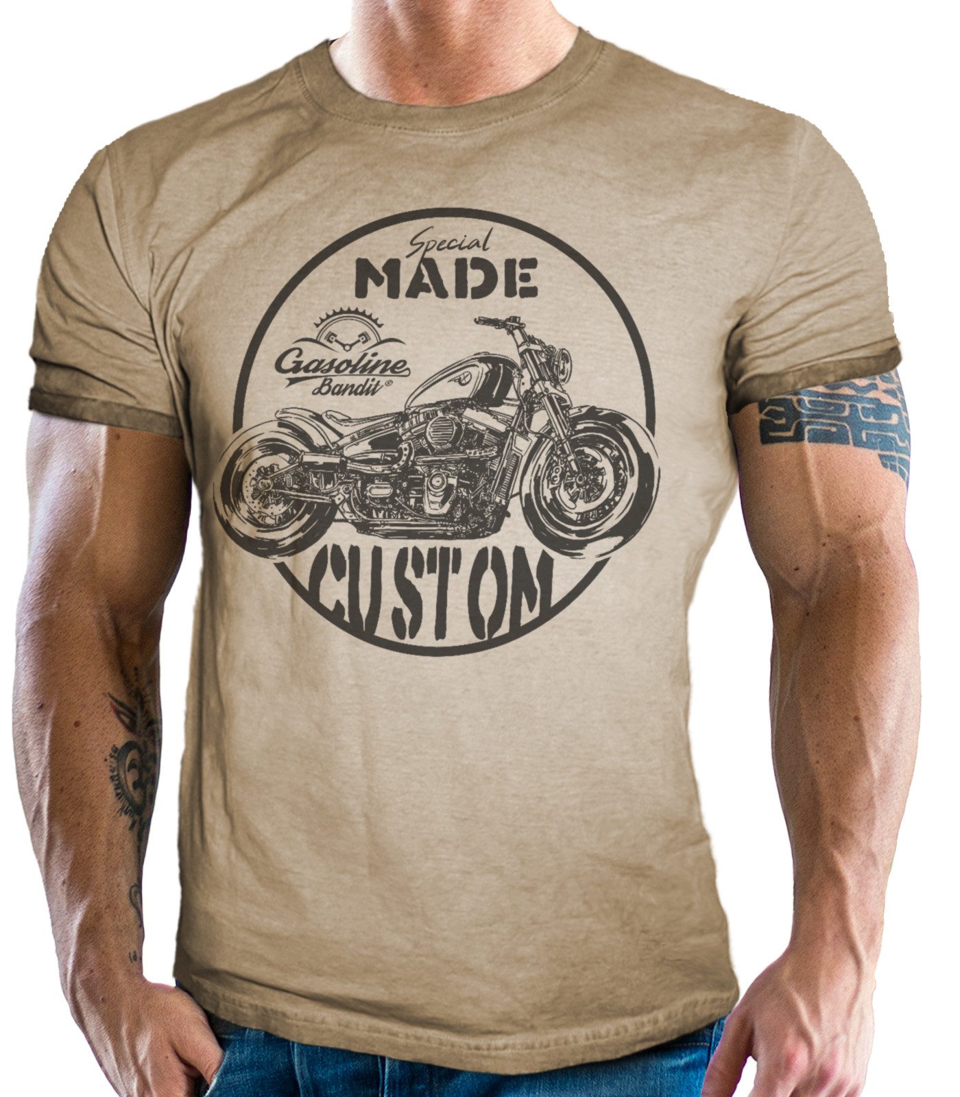 T-Shirt für Biker Racer Motorrad Fans - Special Custom