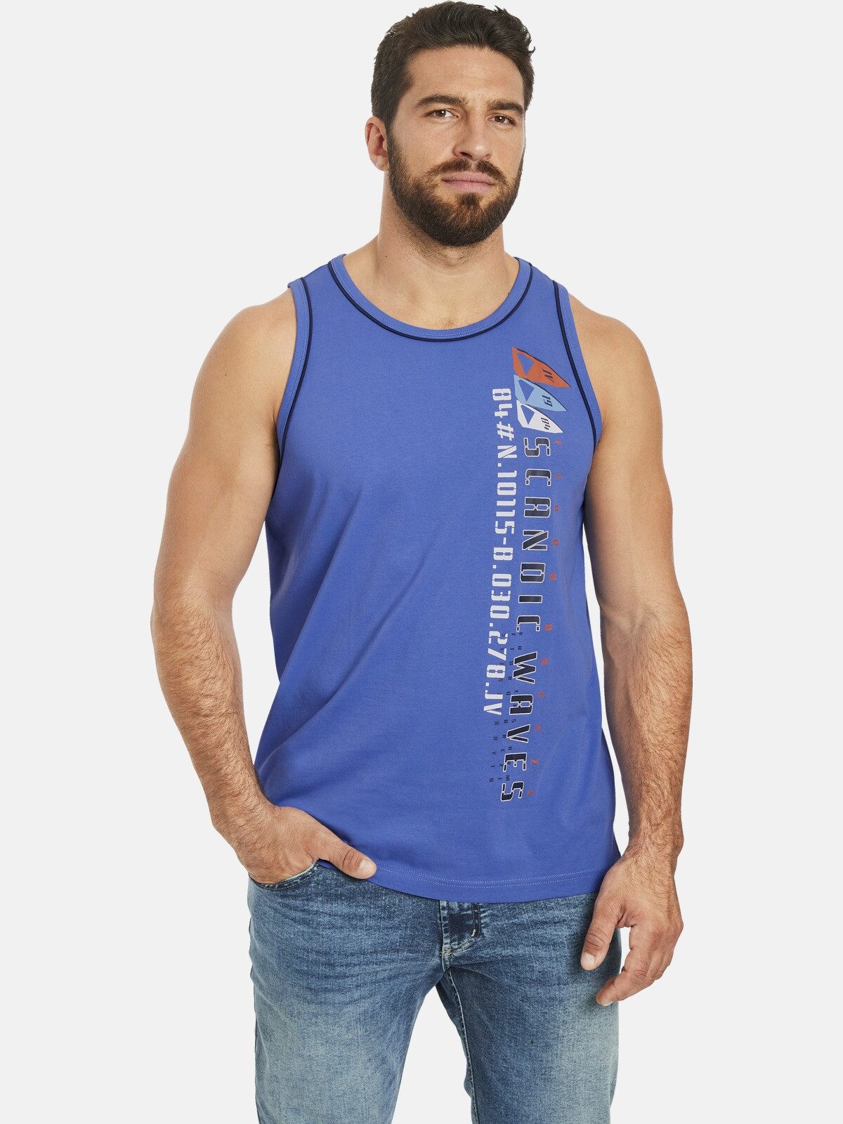 Jan Vanderstorm Muskelshirt TIDEMAN mit seitlichen günstig online kaufen