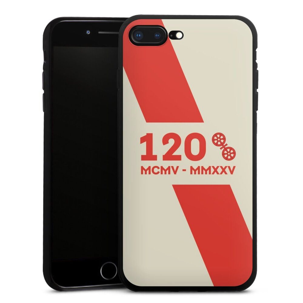 DeinDesign Handyhülle 1. FSV Mainz 05 E.V. 120 Jahre Bundesliga, Apple iPhone 8 Plus Silikon Hülle Bumper Case Handy Schutzhülle
