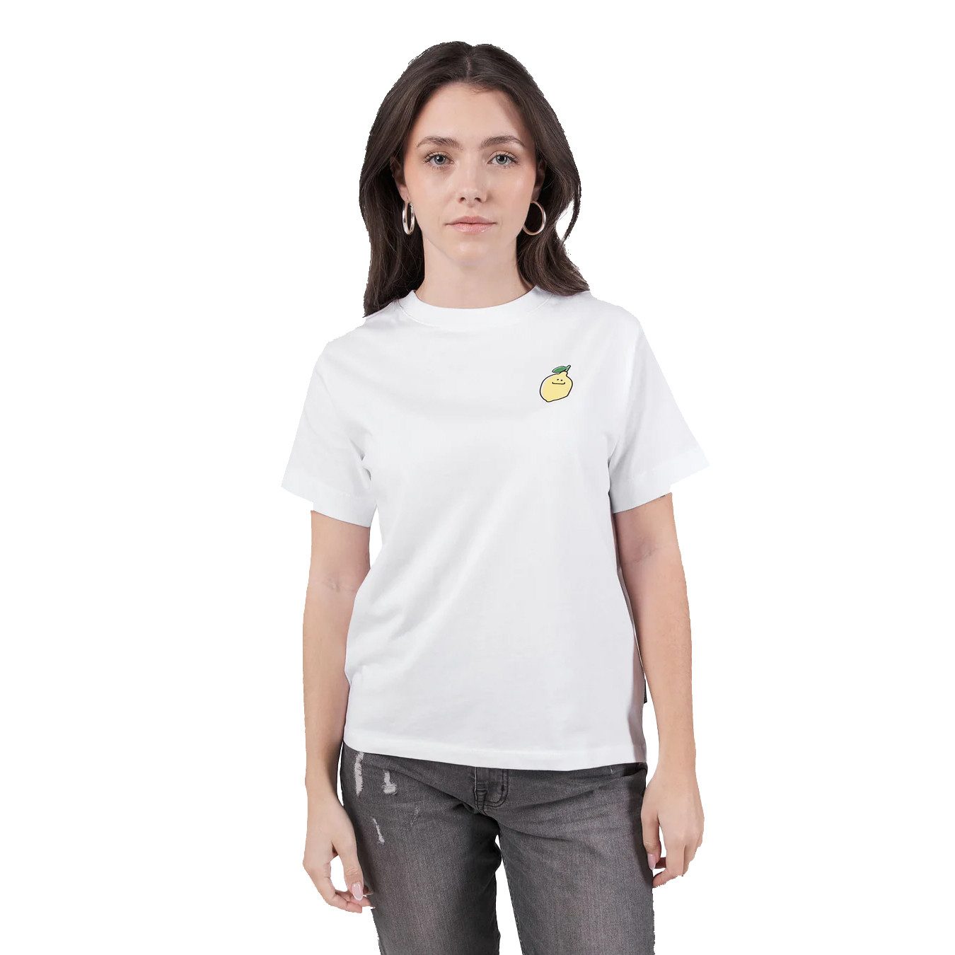 Kleinigkeit T-Shirt Big Limone Görls, weiß günstig online kaufen