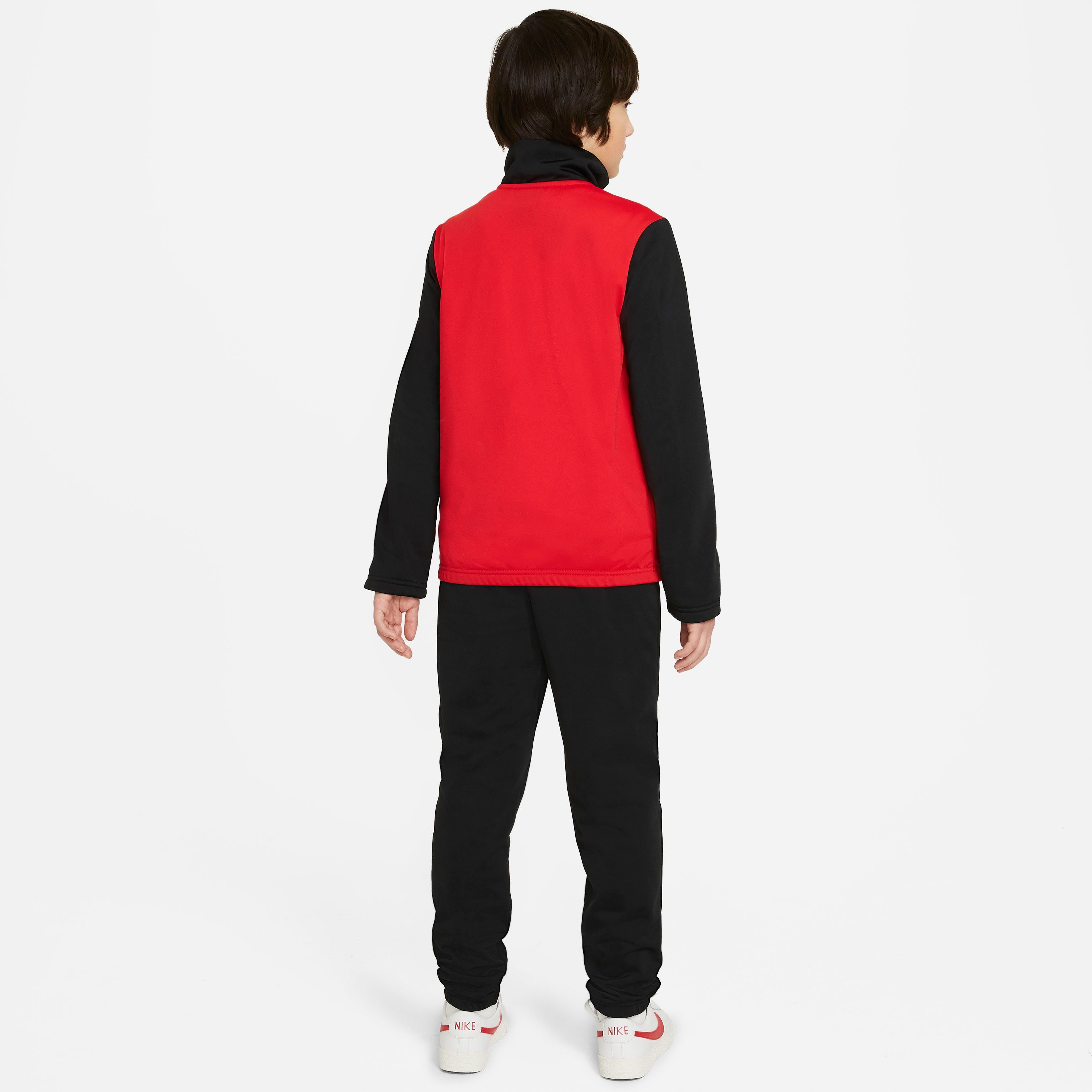 Kids' Sportswear Trainingsanzug Tracksuit schwarz-rot Nike Big