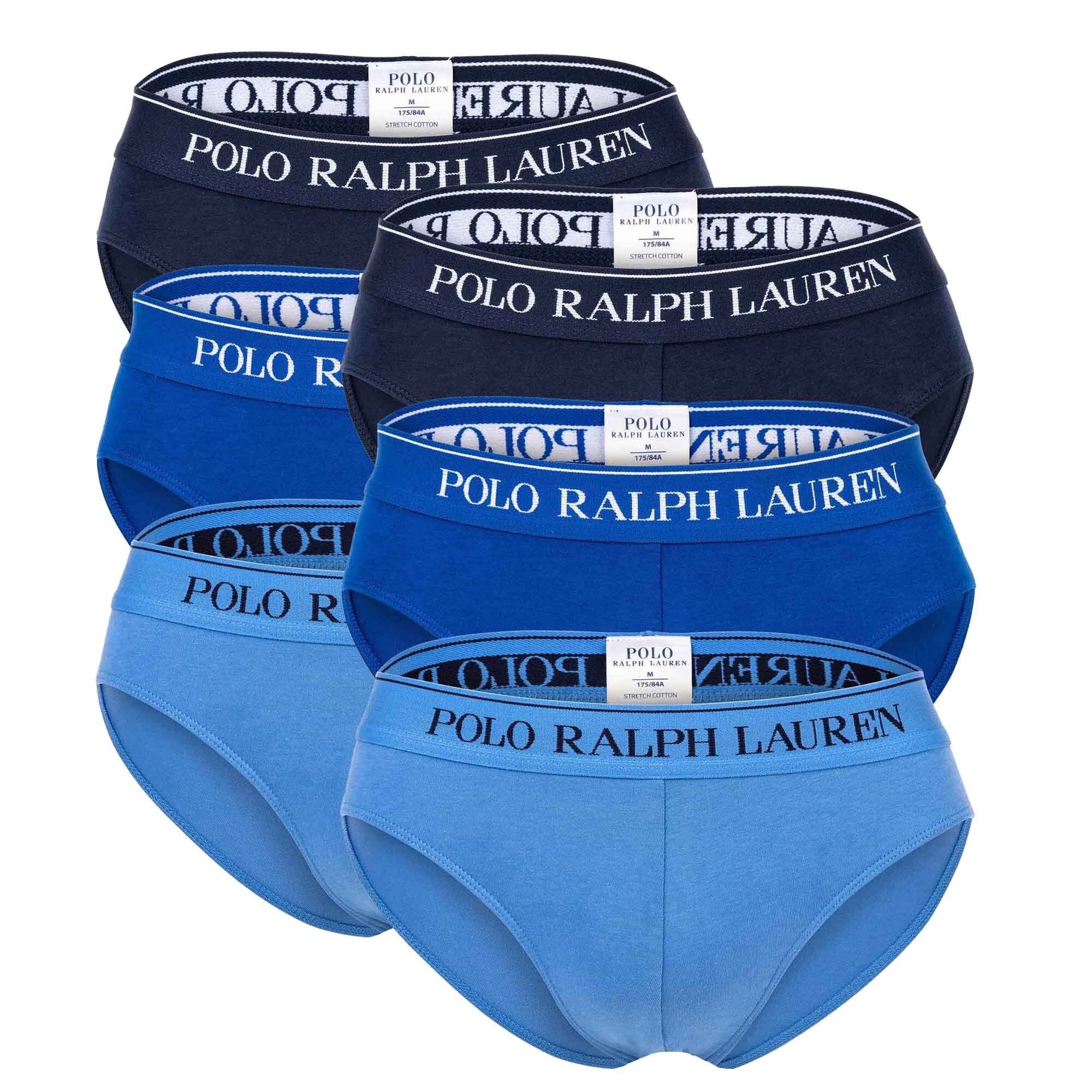 Polo Slip Slip Low Rise Brief Blau/Dunkelblau Lauren Unterhose Männer Ralph Herren