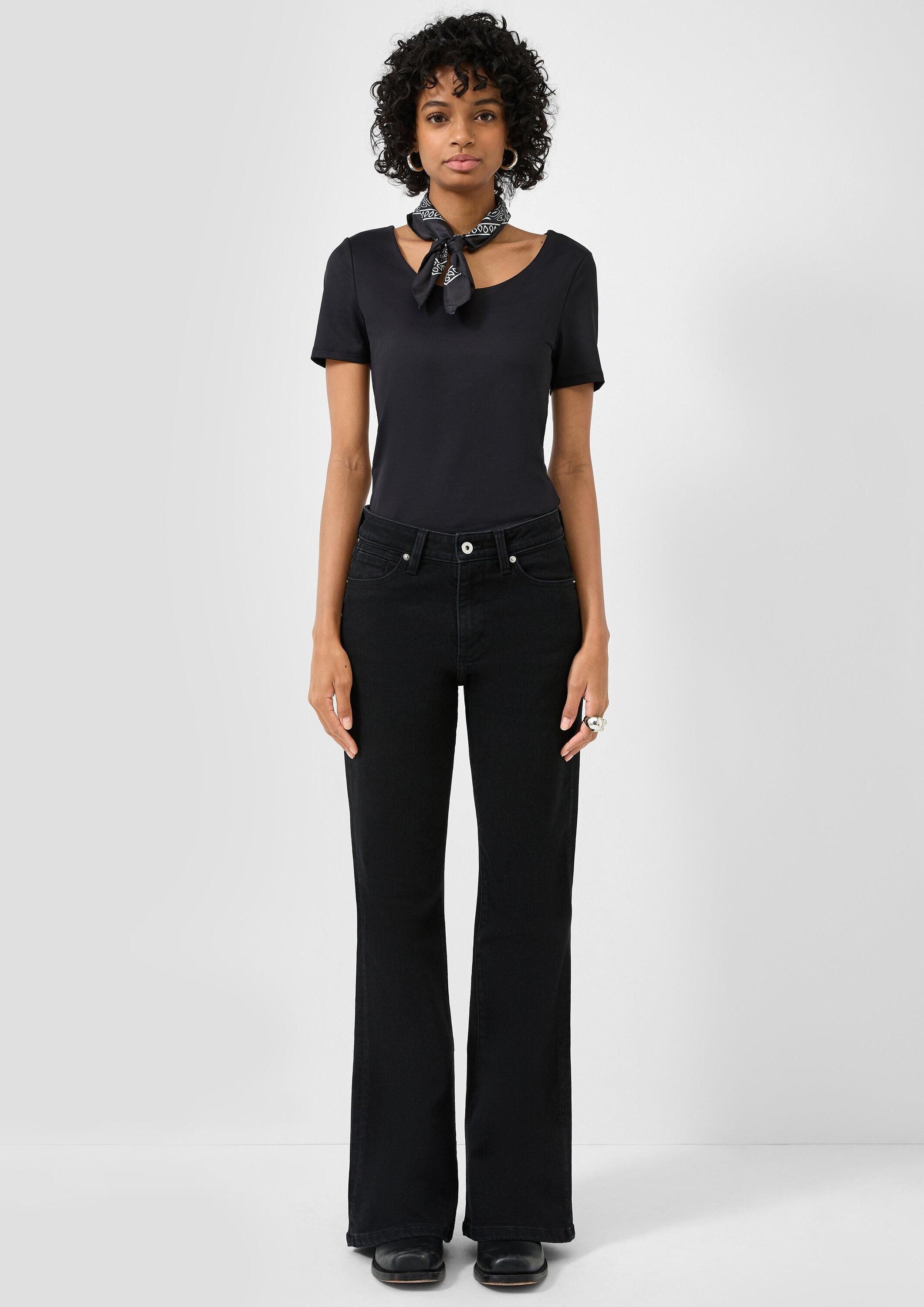 QS Bootcut-Jeans Jeans-Hose REENA Jeans Reena/High Rise/Flared Leg