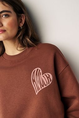 Next Sweatshirt Sweatshirt mit Herzmotiv Amour (1-tlg)