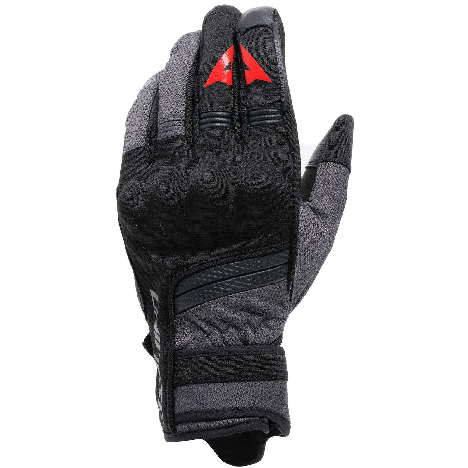 Dainese Motorradhandschuhe Dainese Teyde Gore-Tex Handschuhe Schwarz / Grau atmungsaktiv