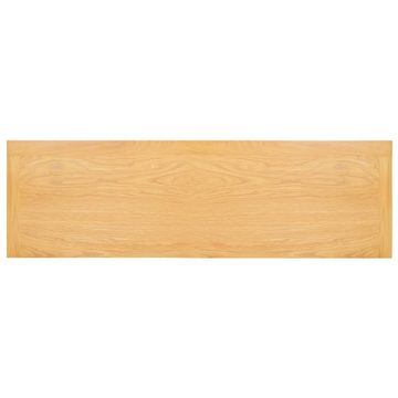 furnicato Beistelltisch Konsolentisch 83x30x73 cm Massivholz Eiche (1-St)