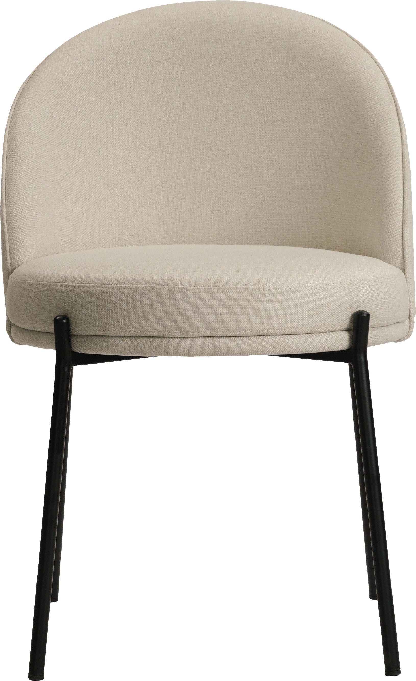 LeGer Home by Lena Gercke Esszimmerstuhl Isalie (Set, 2 St), mit pflegeleichtem Webstoff, Metallgestell, Sitztiefe 47 cm – Bild 4 von 5