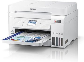 Epson EcoTank 4in1 Tinten-Multifunktionsgerät Kopiergerät Scanner Drucker Multifunktionsdrucker, (WLAN (Wi-Fi), Scanner, Kopierer, Farbe, Papier,Wifi,Tintenpatrone,Tintenstahldrucker)