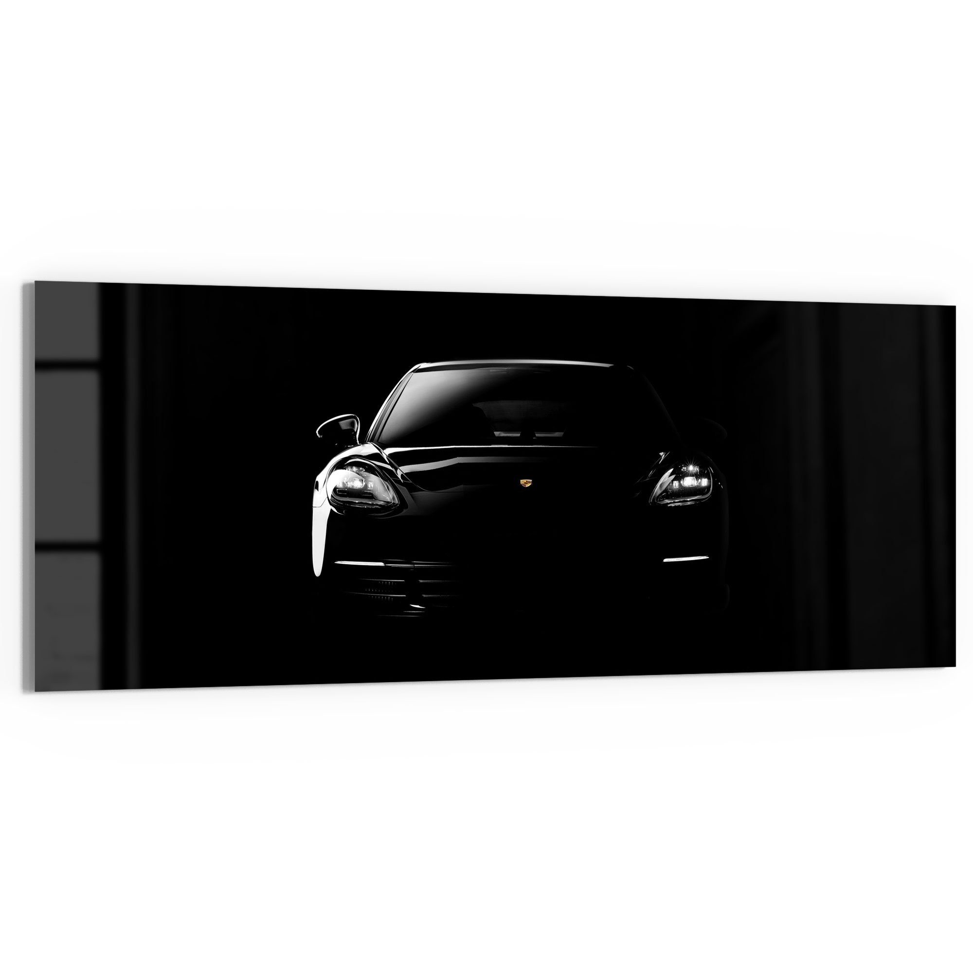DEQORI Glasbild 'Porsche Panamera Front', 'Porsche günstig online kaufen