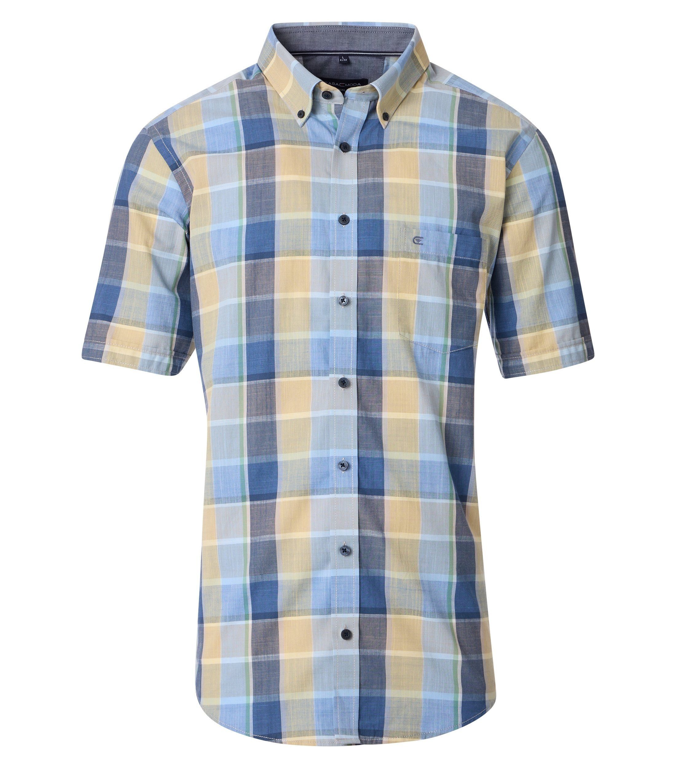 CASAMODA Kurzarmhemd CASAMODA Freizeithemd Kurzarm kariert günstig online kaufen