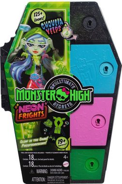 Mattel® Anziehpuppe Monster High, Skulltimate Secrets: Neon Frights, Ghoulia Yelps