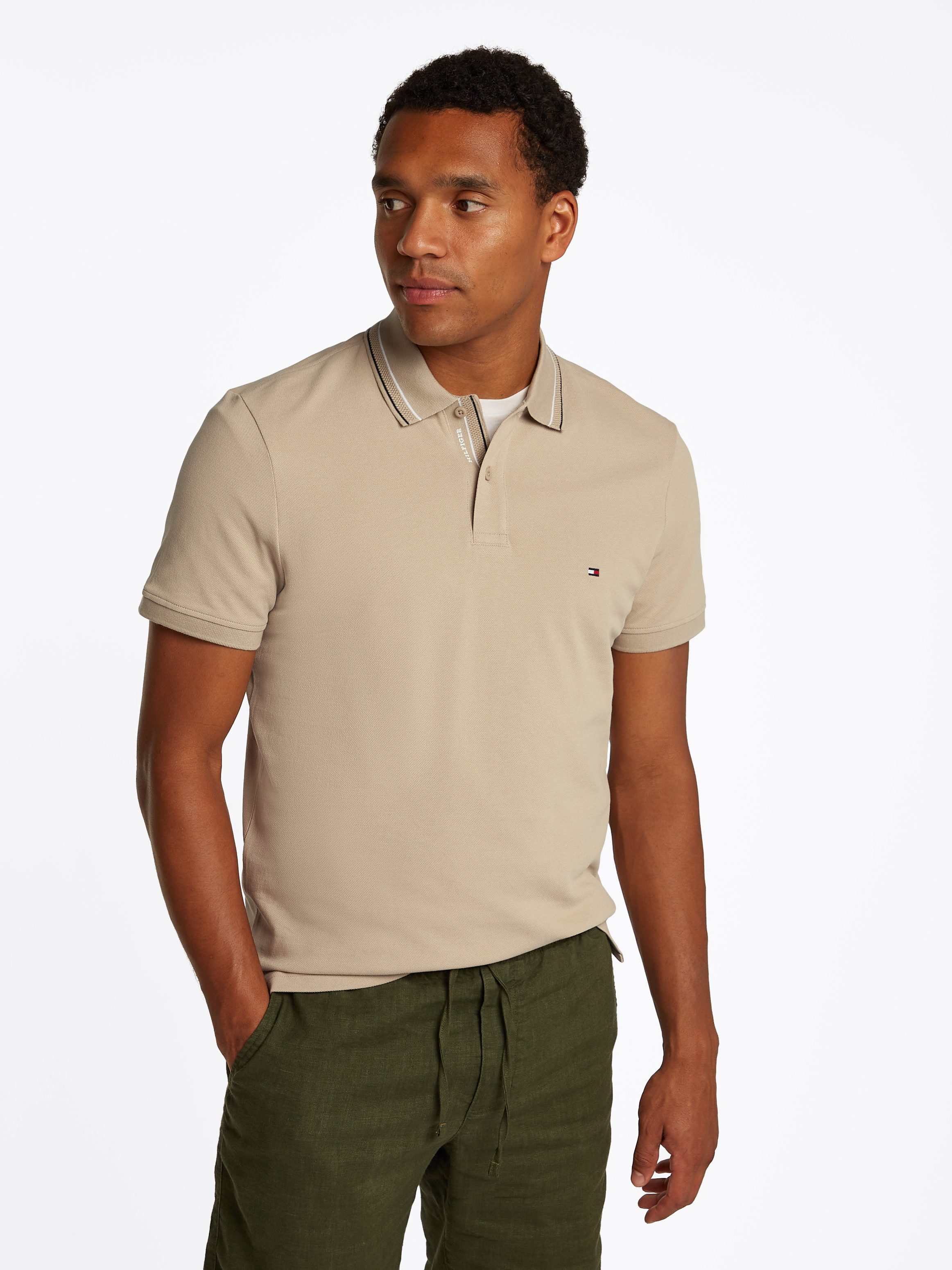 Tommy Hilfiger Poloshirt PLACKET INTEREST REG günstig online kaufen