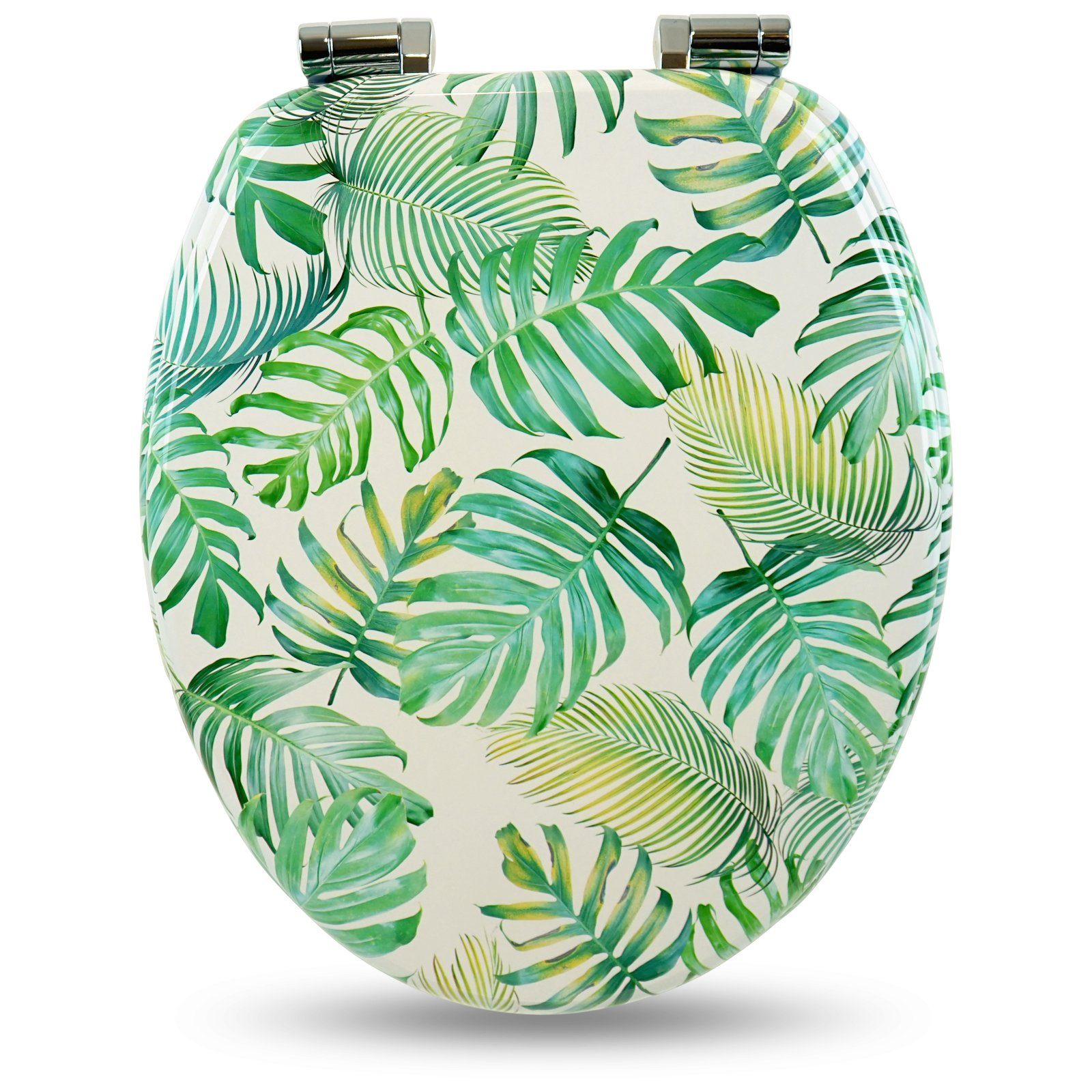 Sanfino WC-Sitz "Tropical Leaves“ Premium Toilettendeckel günstig online kaufen