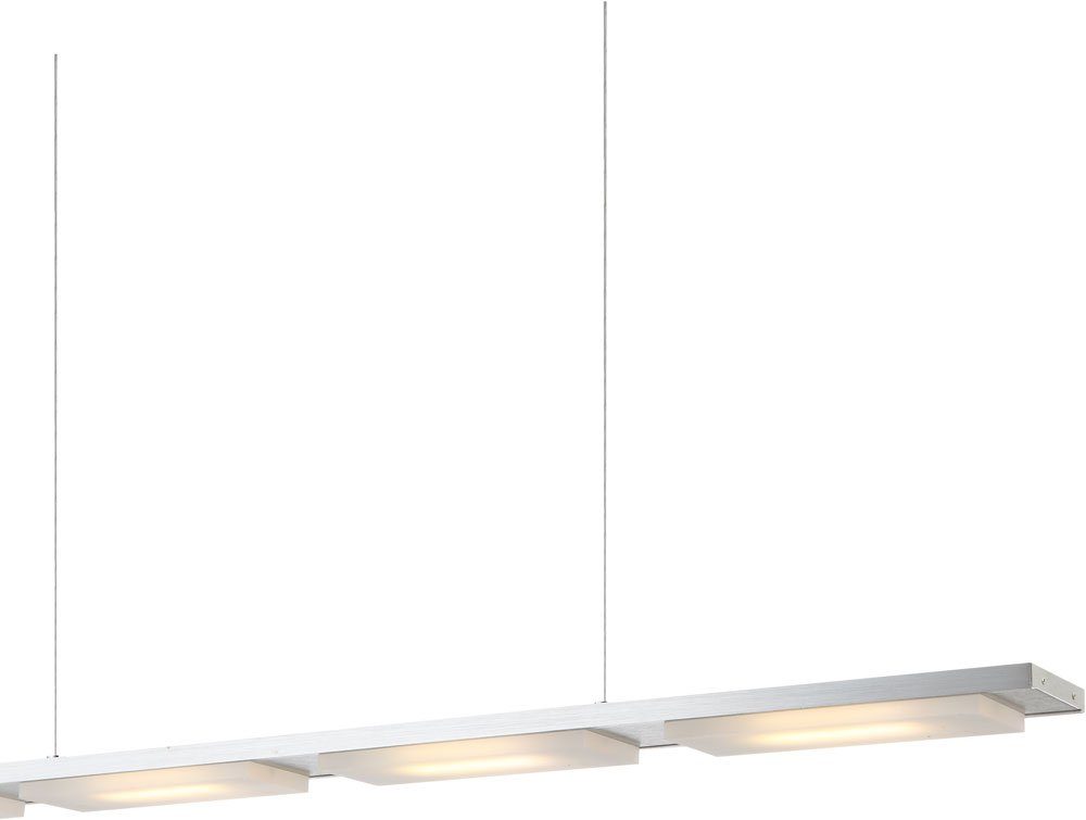 LED Neutralweiß, Design ALU LED-Leuchtmittel fest Pendelleuchte Pendellampe Modern LED Globo verbaut, Pendelleuchte,