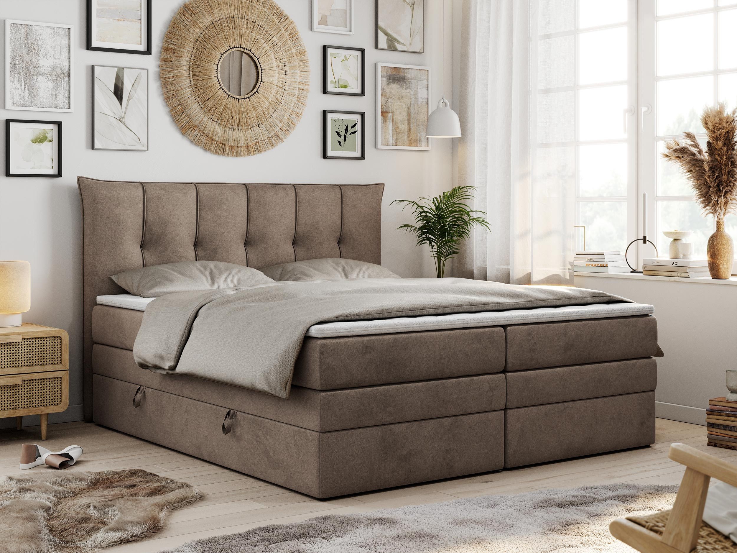MKS MÖBEL Boxspringbett PREMIUM 10 KING günstig online kaufen