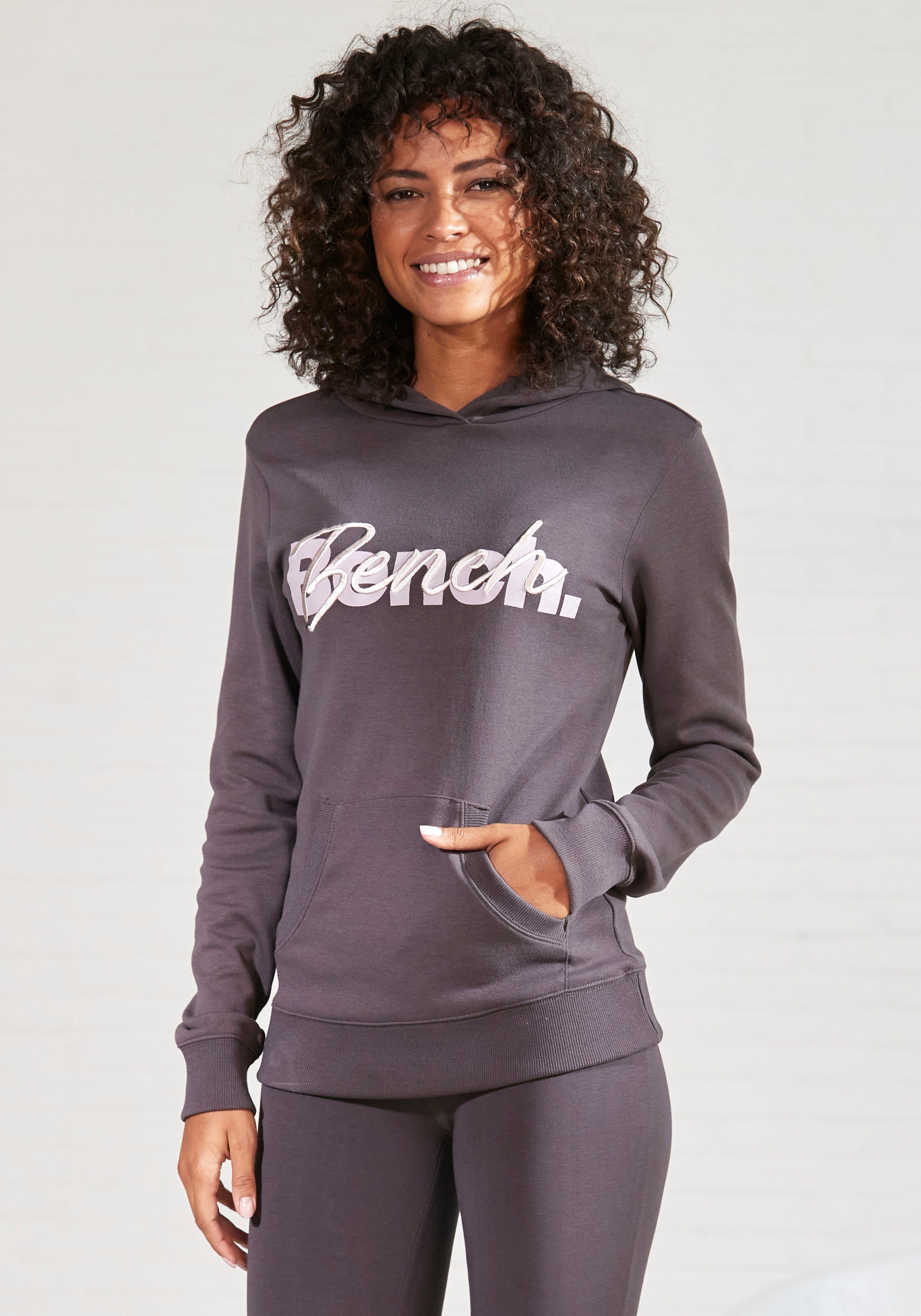 Bench. Loungewear Kapuzensweatshirt mit Kängurutasche, Loungeanzug, günstig online kaufen
