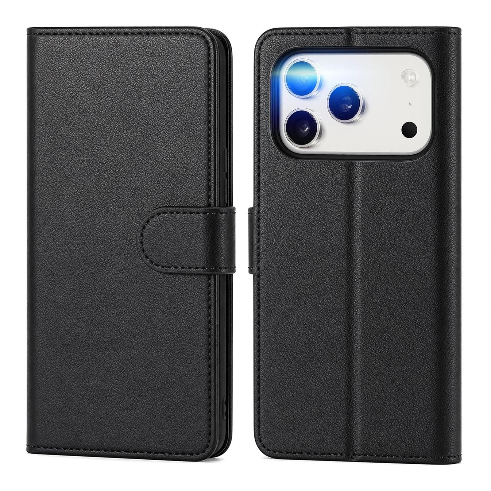CoolGadget Handyhülle Book Case Handy Tasche für Apple iPhone 18 Pro 6,3 Zoll, Hülle Klapphülle Flip Cover für iPhone 18 Pro Schutzhülle stoßfest