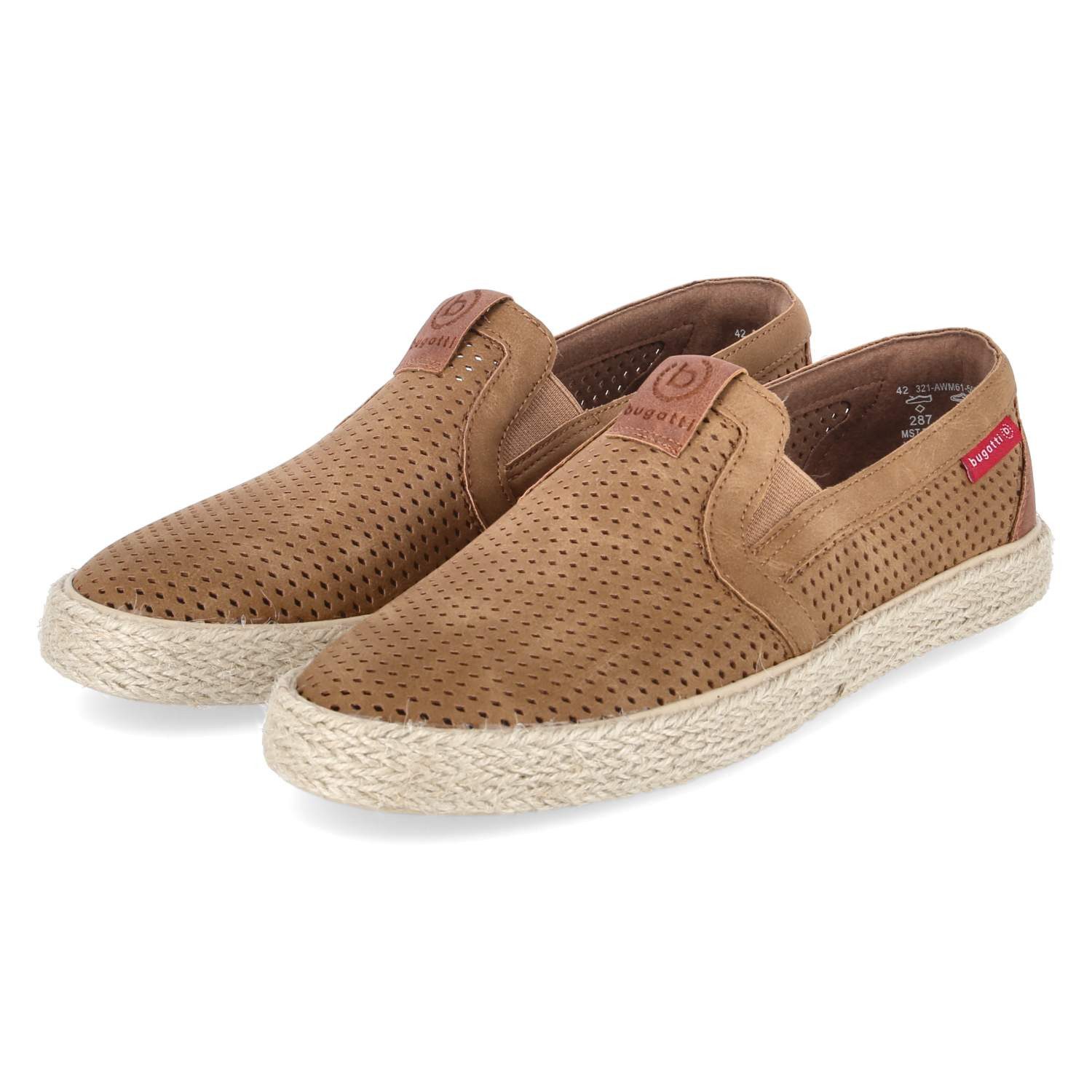 bugatti Bugatti 321AWM615000-6300 Herren Synthetik braun Slipper