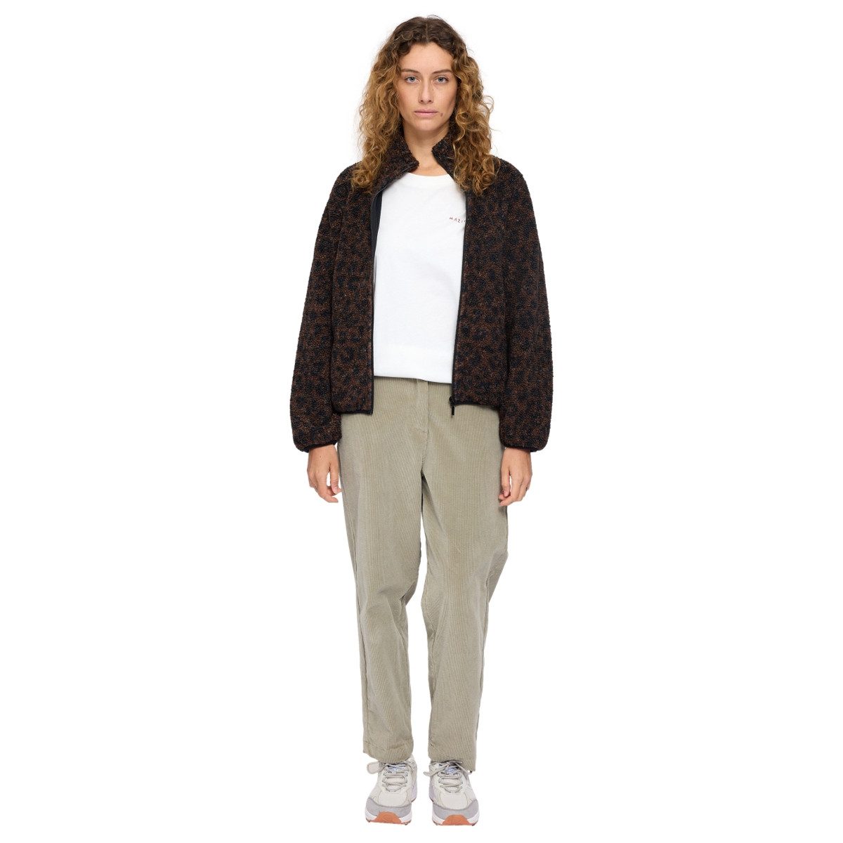 MAZINE Winterjacke Mazine Printed Sherpa Jacket günstig online kaufen