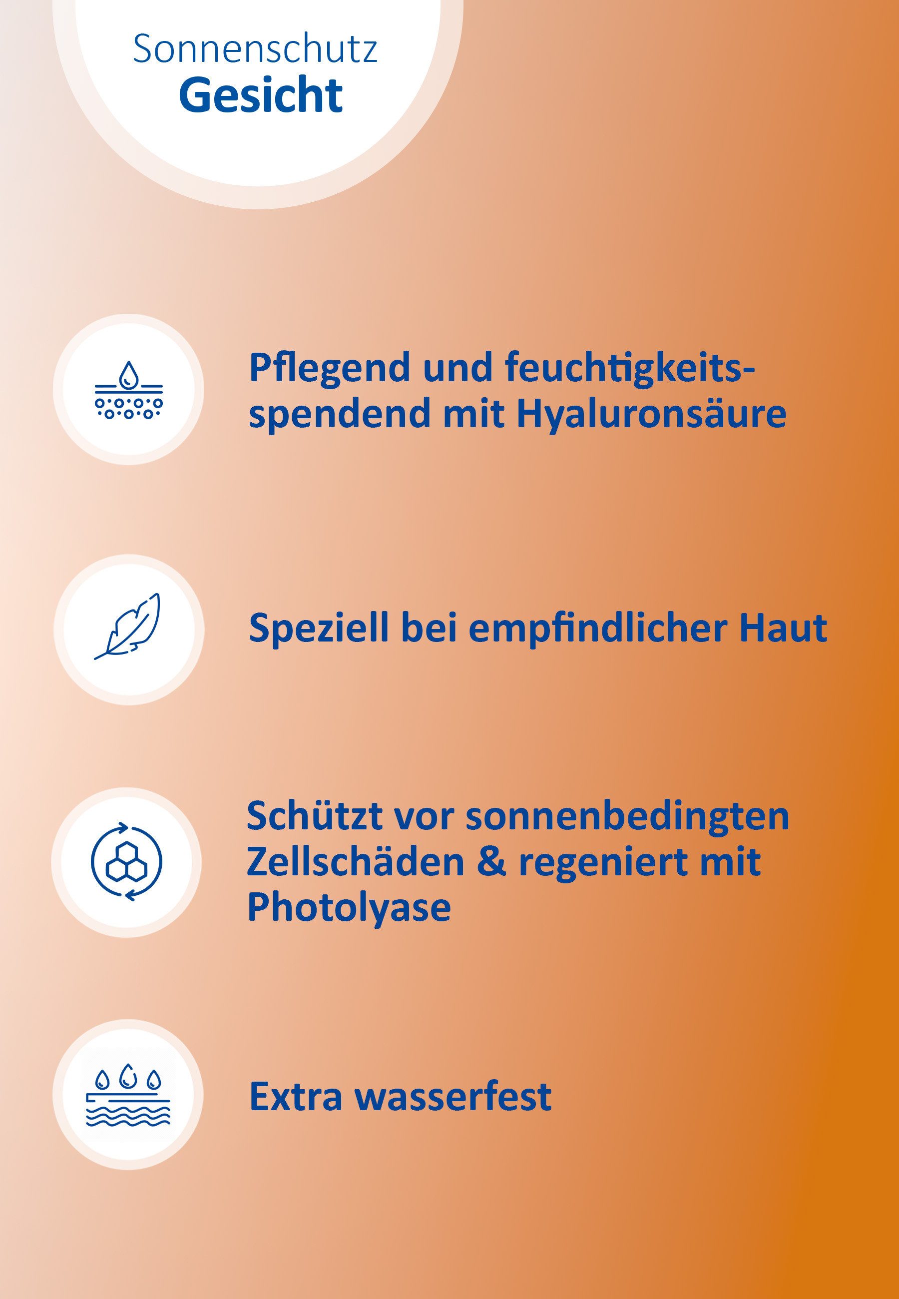 Ladival Sonnenschutzlotion Empfindliche & Normale Haut Sonnenschutz-Lotion Gesicht, Sonnencreme, feuchtigkeitsspendend mit Hyaluronsäure & LSF 50+