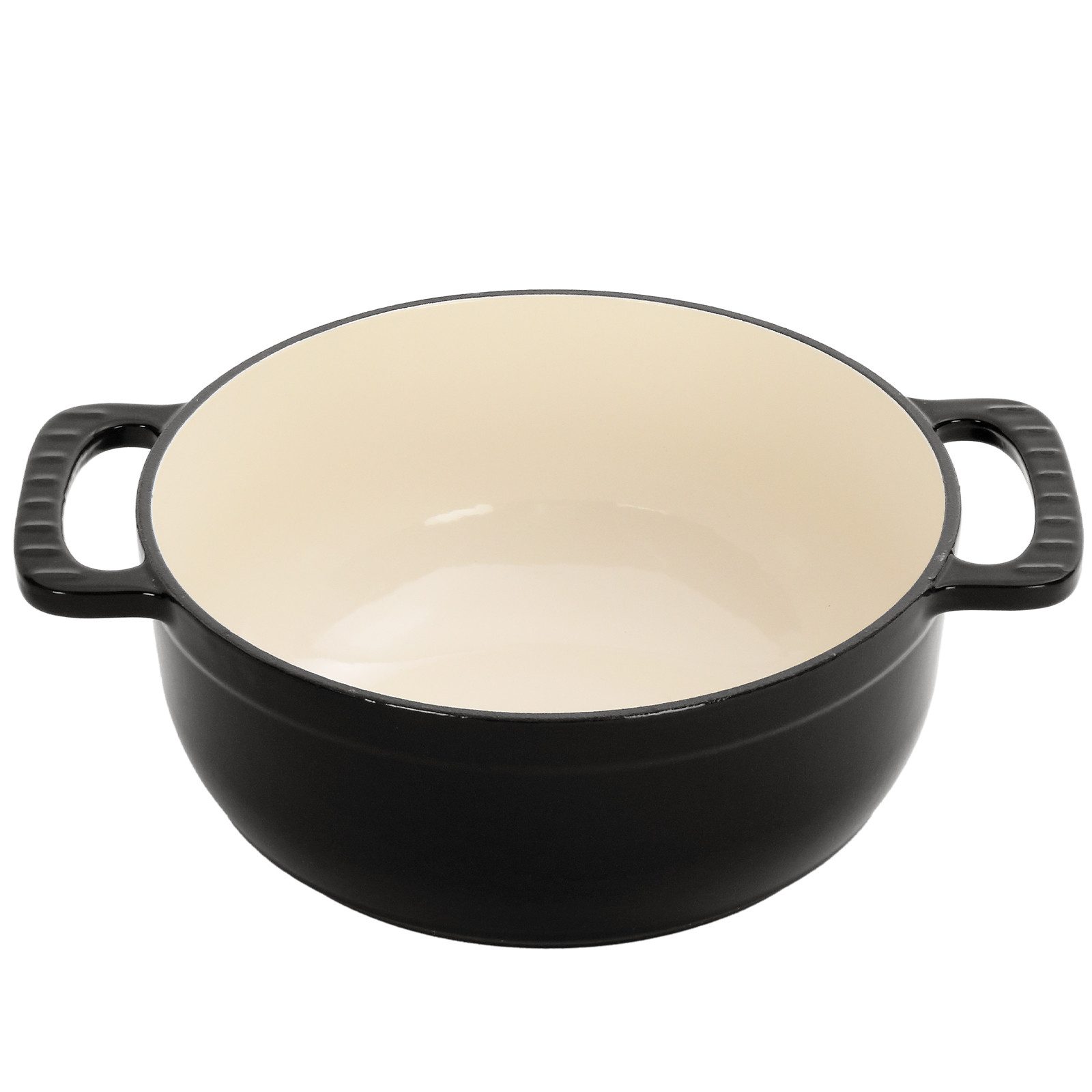 FANNOU Schmortopf Gusseisen Topf lc, 36cm groß, 5,7L, Bräter, Brotbacktopf Gusseisen, 3-fach Emaille